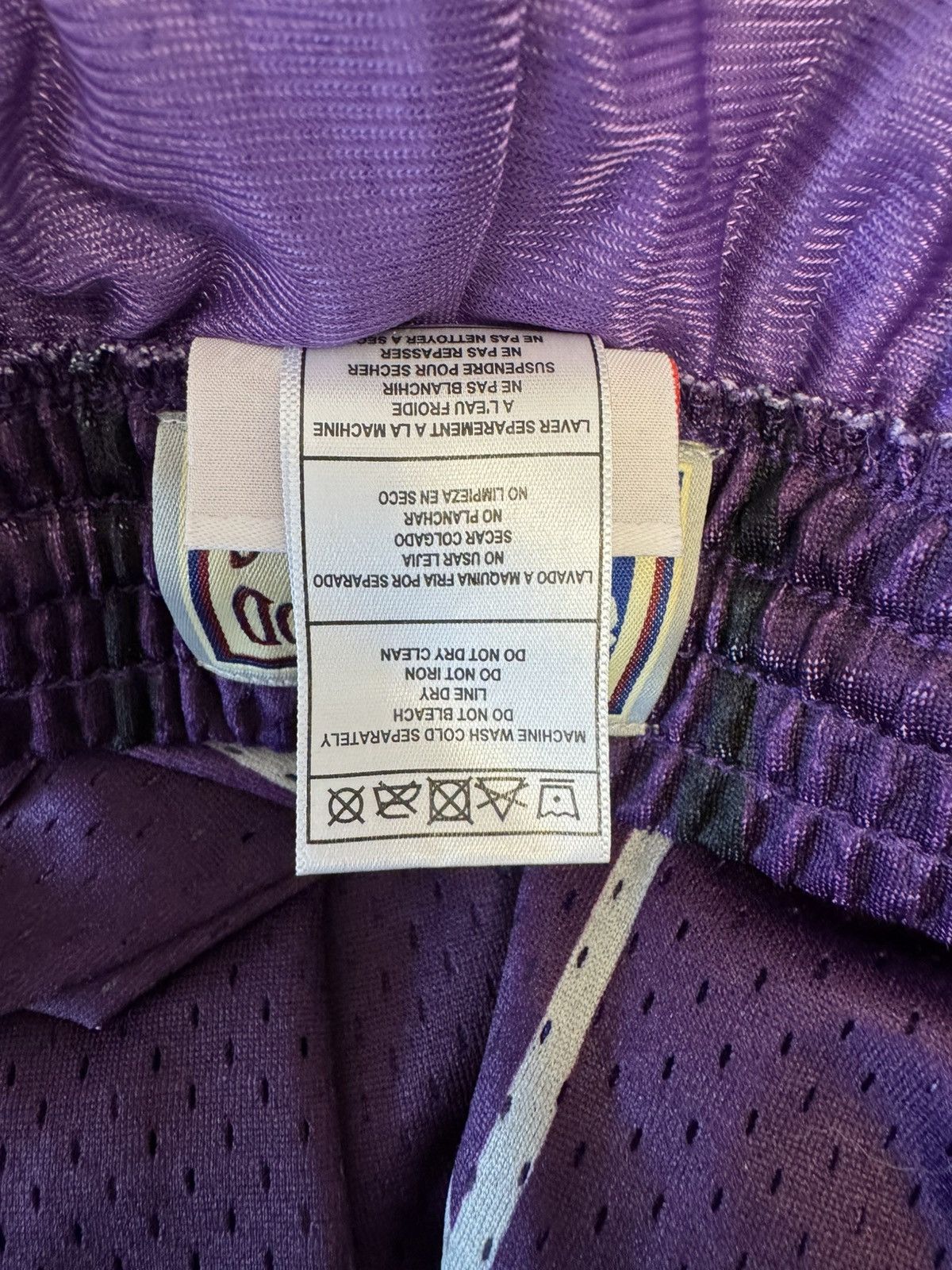 Mitchell & Ness Toronto Raptors Mitchell & Ness Purple Swingman Shorts Size US 38 / EU 54 - 7 Thumbnail