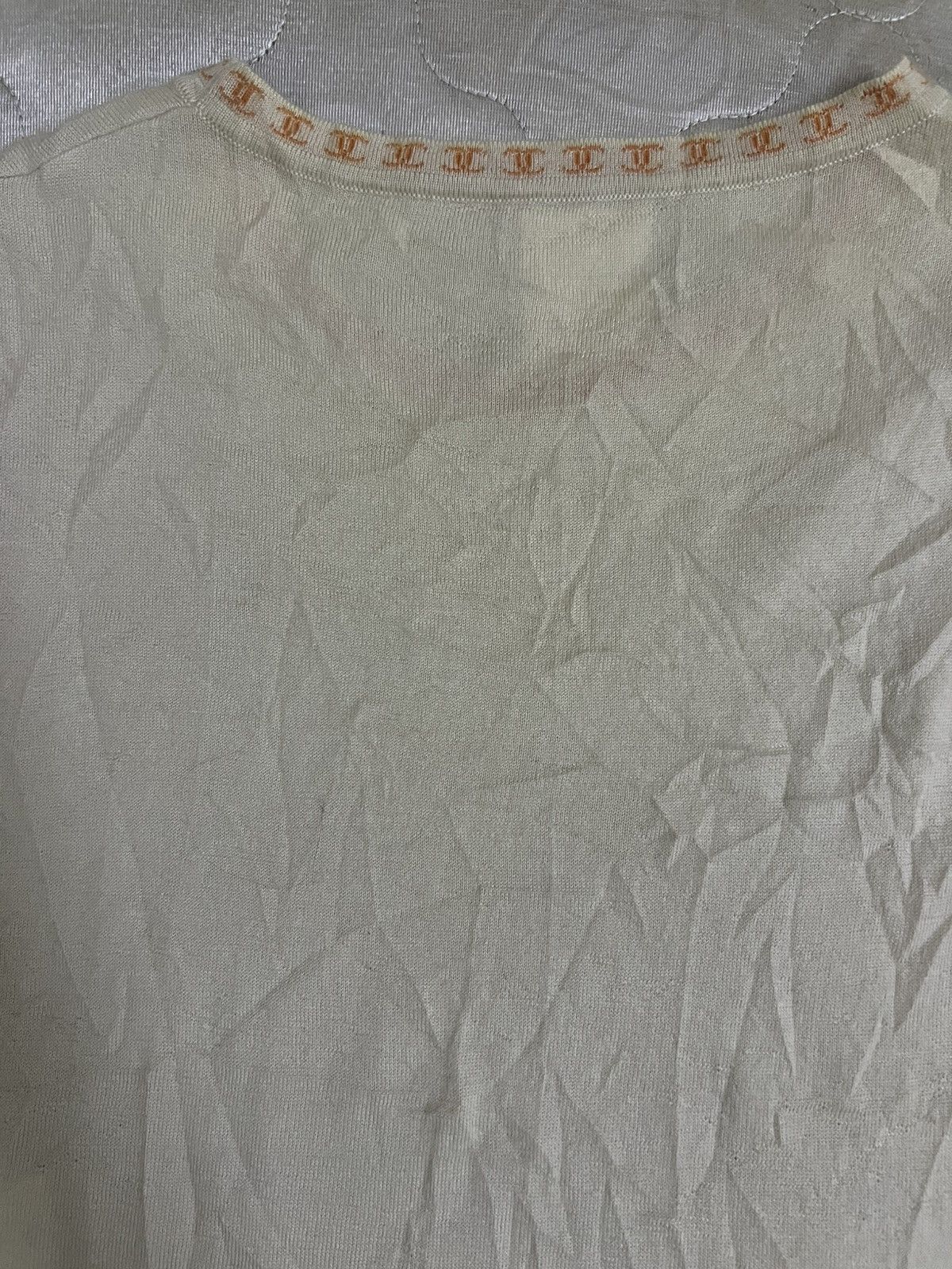 Chanel Archival CHANEL 2001S Cashmere Logo Trim Knit Tank TopSize42 Size M / US 6-8 / IT 42-44 - 16 Thumbnail
