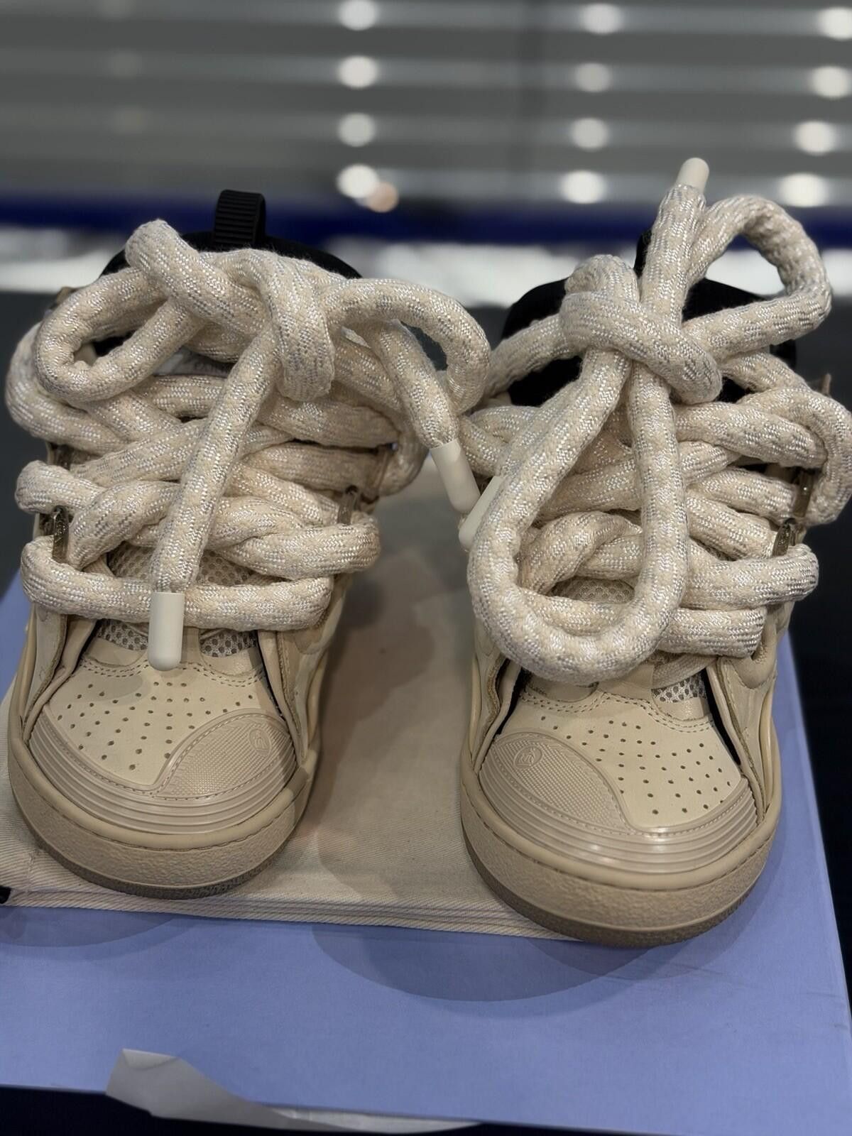 Lanvin Lanvin Curb Sneakers Tan Color Way Size 39EU/6US/5UK Size US 6 / EU 39 - 7 Thumbnail