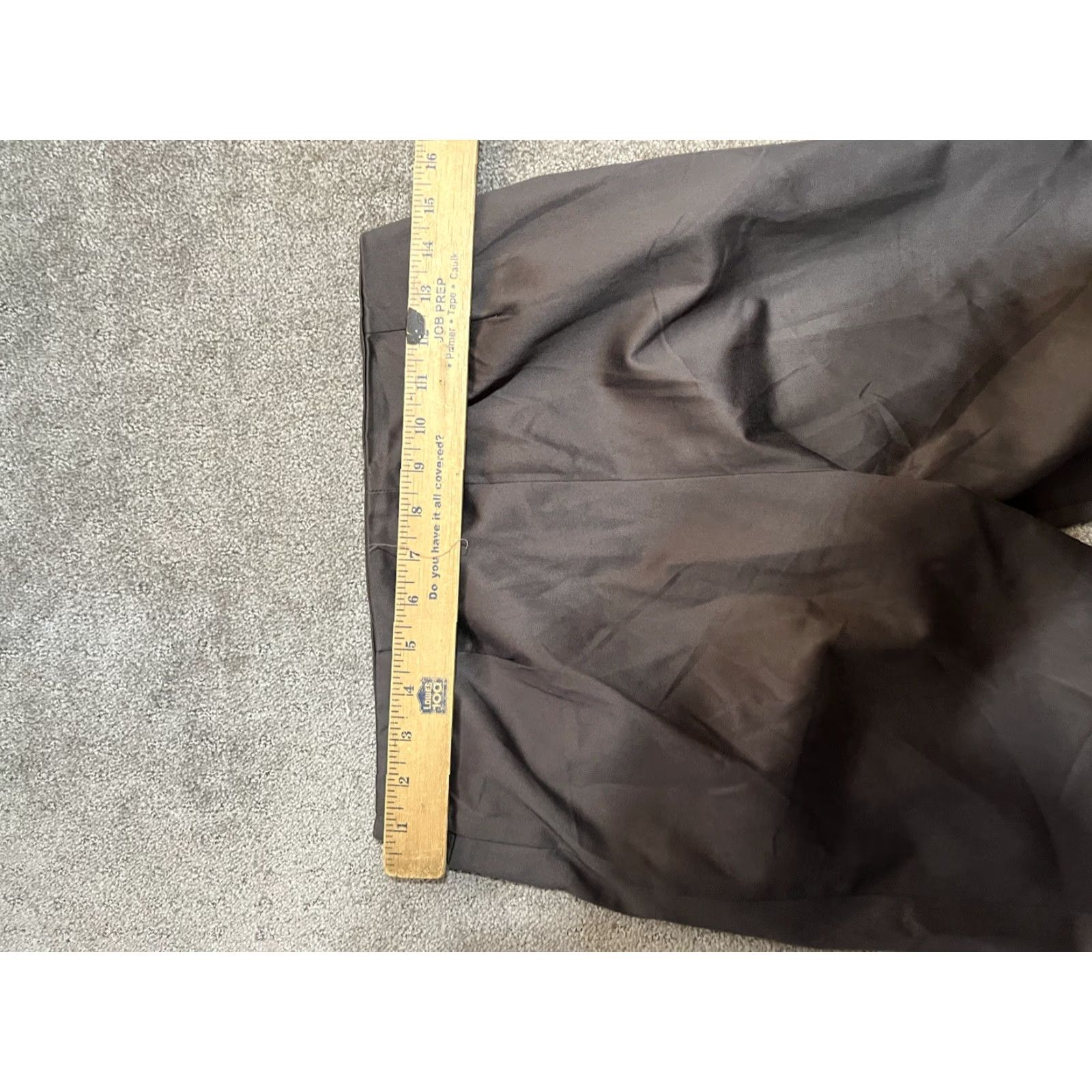 Theory Theory Flare Leg Pants Womens 8 Brown Casual Trousers with Pockets Pants Women Brown 8 Size 30" / US 8 / IT 44 - 6 Thumbnail
