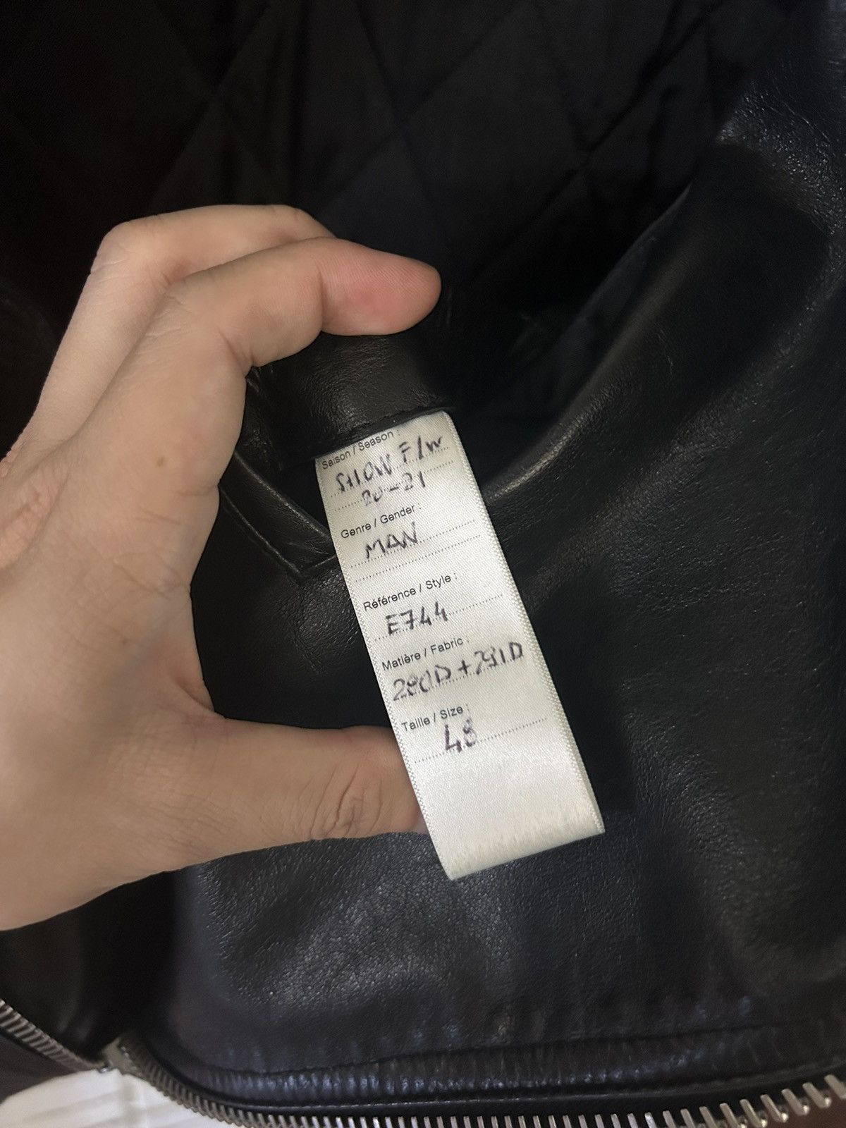 Celine Celine SAMPLE FW20 Cafe Racer Leather Jacket (sz 48) Size US M / EU 48-50 / 2 - 5 Thumbnail