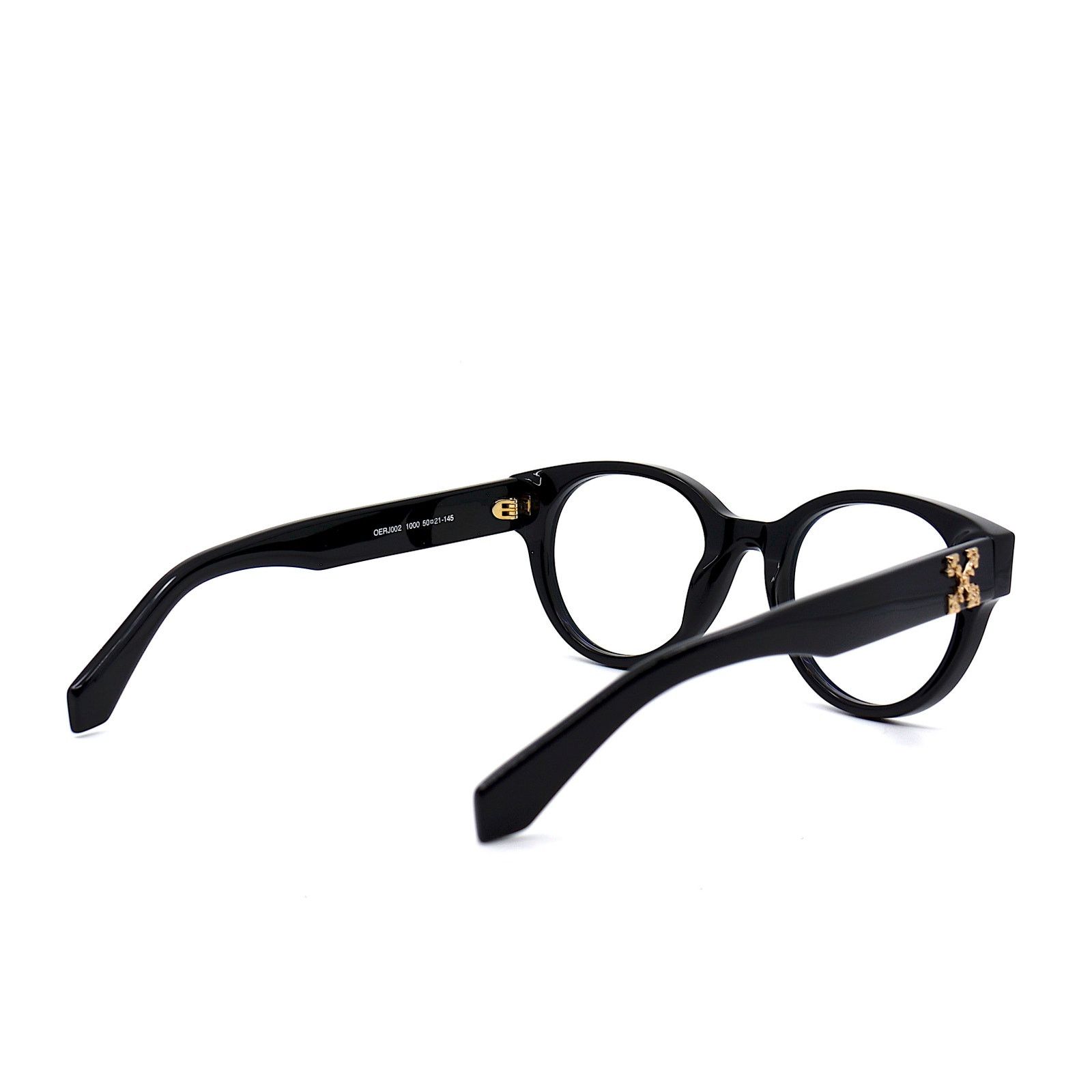 Off-White NEW! OFF-WHITE STYLE-2 OERJ002 BLACK EYEGLASSES FRAME Size ONE SIZE - 6 Thumbnail