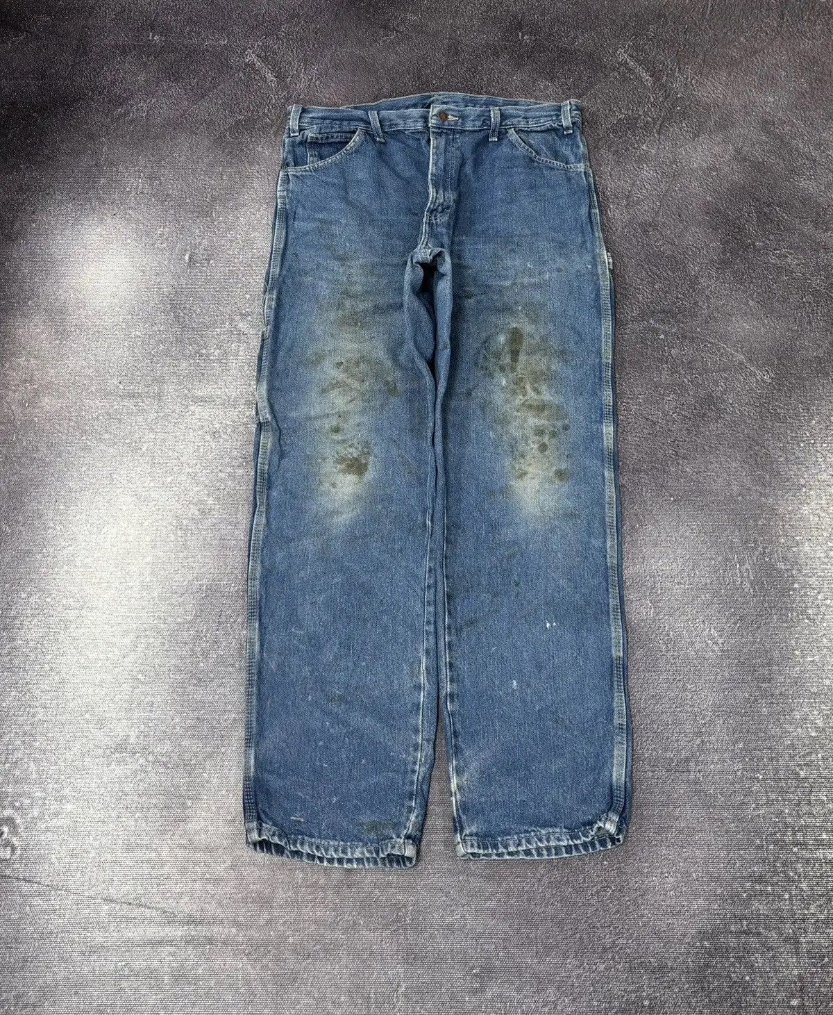 Dickies × Vintage Vintage Dickies Relaxed Fit American Work Hype Denim Jeans Size US 36 / EU 52 - 2 Thumbnail