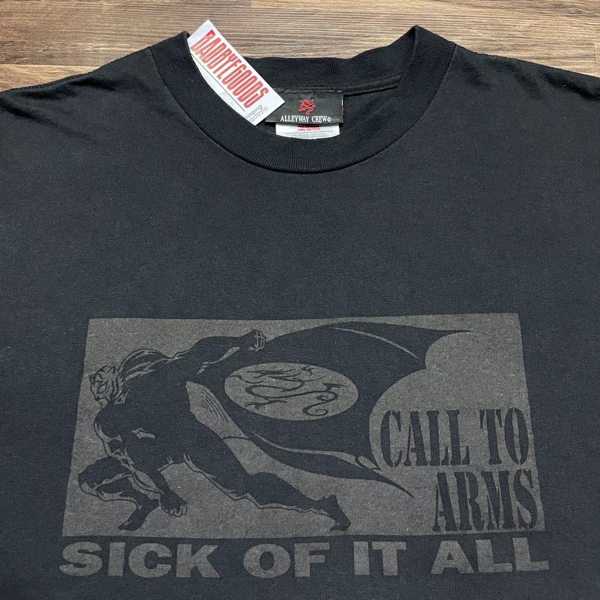 Band Tees Vintage 90s Sick Of It All call to arms Size US L / EU 52-54 / 3 - 2 Thumbnail