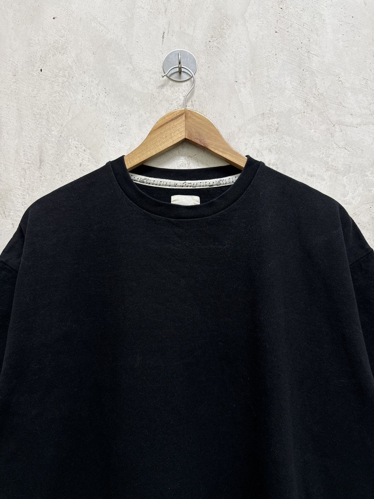 Number (N)ine Number Nine Oversized Plain Black Tee Size US XL / EU 56 / 4 - 2 Thumbnail