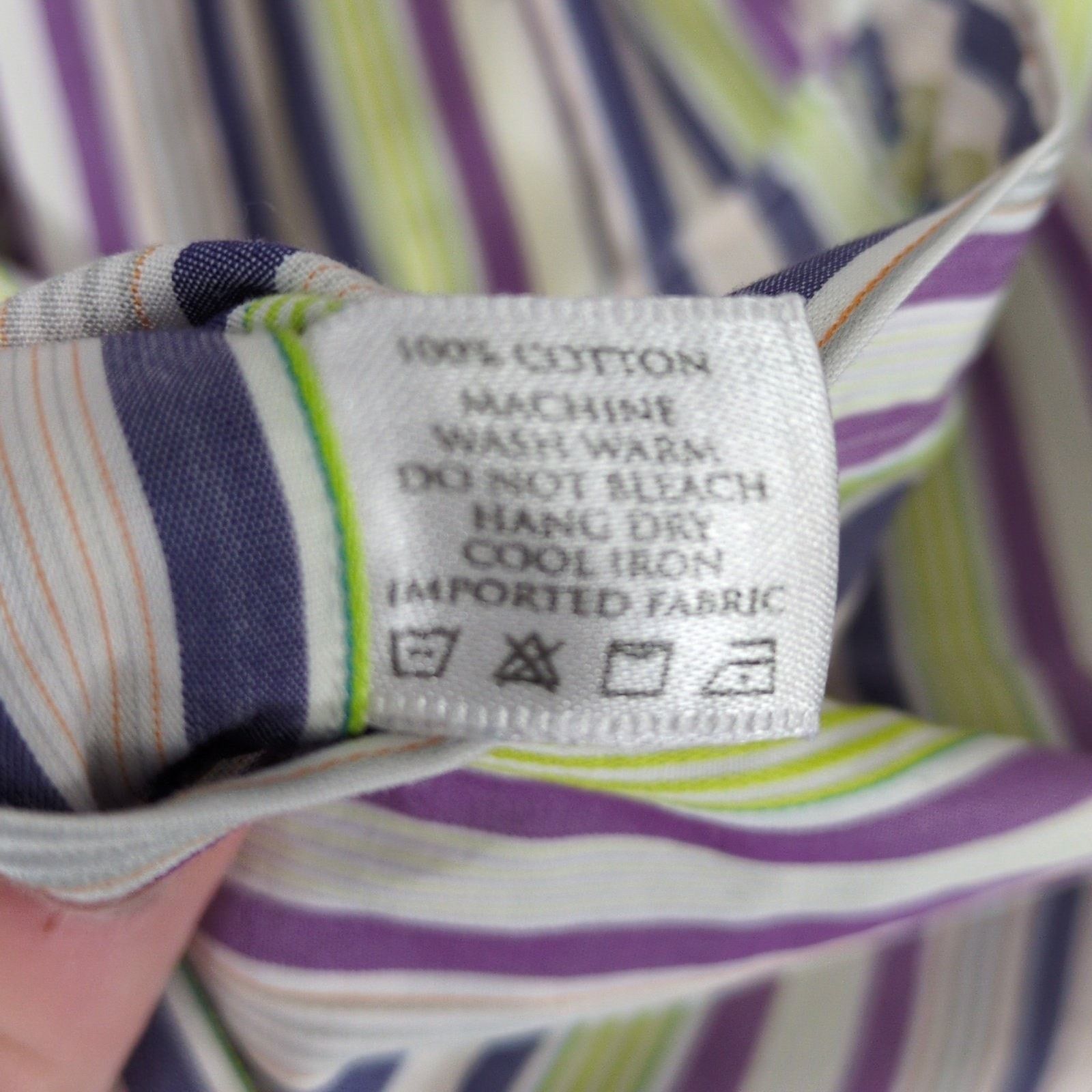 Robert Talbott Robert Talbott Carmel Men's XL Striped Button Up Dress Shirt Size US XL / EU 56 / 4 - 6 Thumbnail