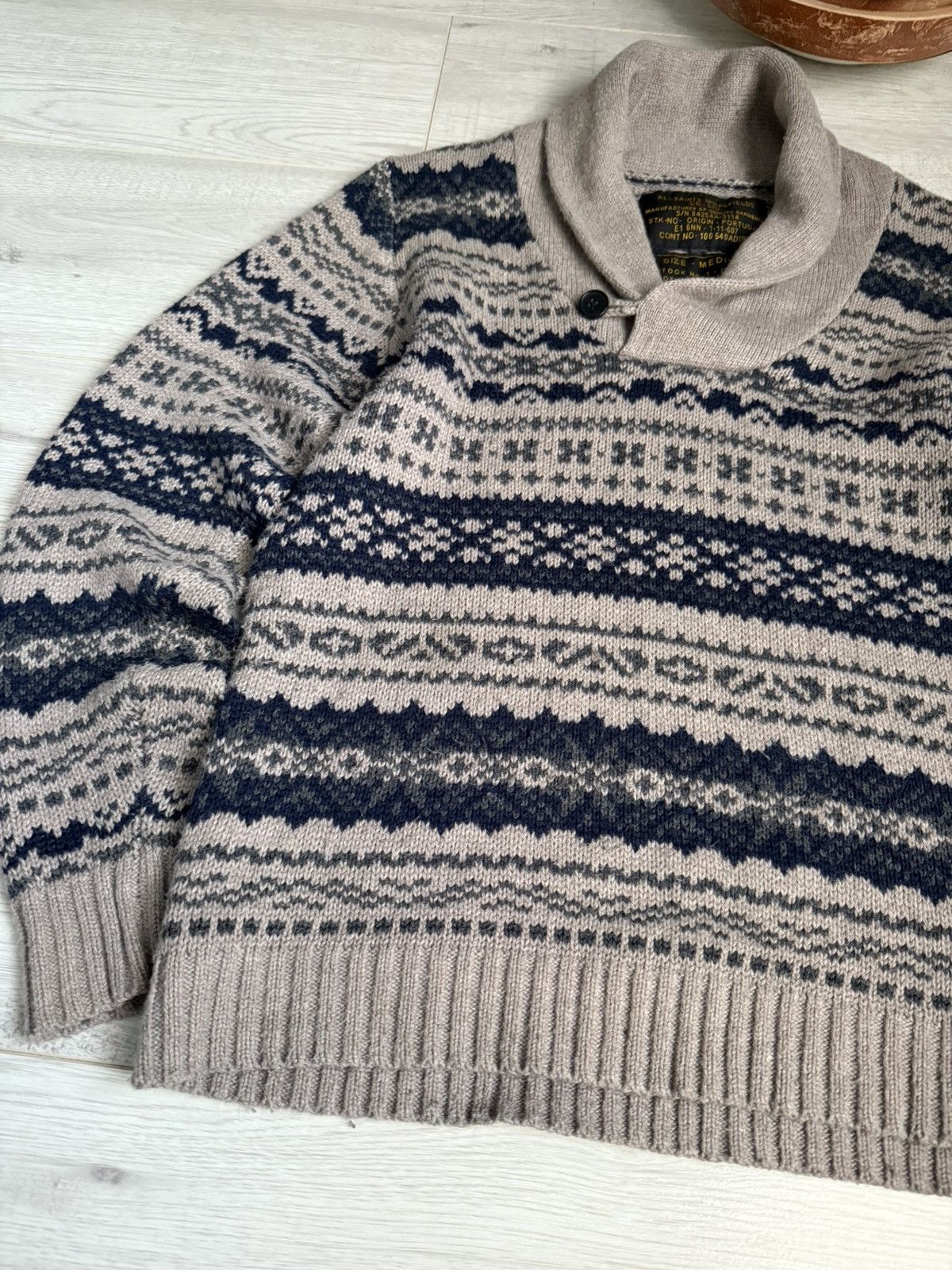 Allsaints × Vintage Vintage ALLSAINTS SPITALFIELDS knit sweater Size US M / EU 48-50 / 2 - 3 Thumbnail
