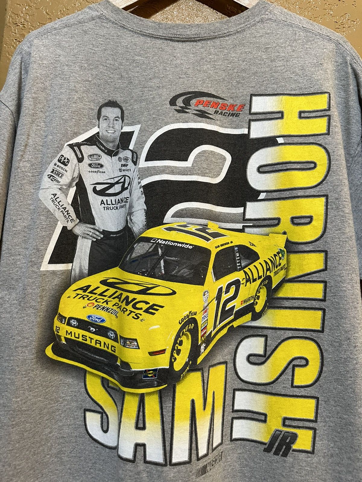NASCAR × Vintage Vintage NASCAR Sam Hornish Jr Mustang Tee Large Size US L / EU 52-54 / 3 - 3 Thumbnail