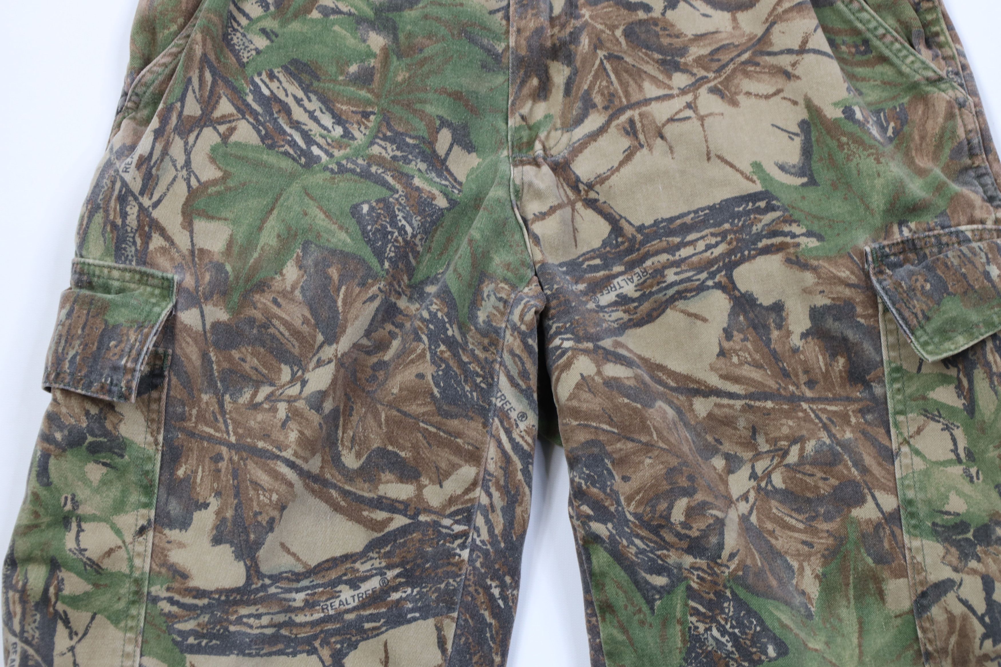 Vintage Vintage 90s Streetwear Camouflage Wide Leg Cargo Pants USA Size US 32 / EU 48 - 3 Thumbnail