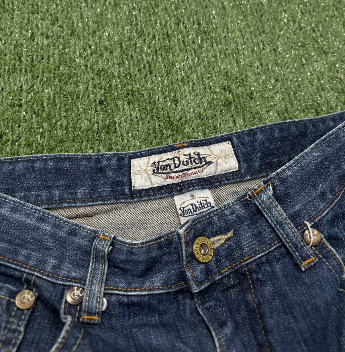Von Dutch Von Dutch Denim Jeans Vintage Made in USA 90s Size US 36 / EU 52 - 5 Thumbnail