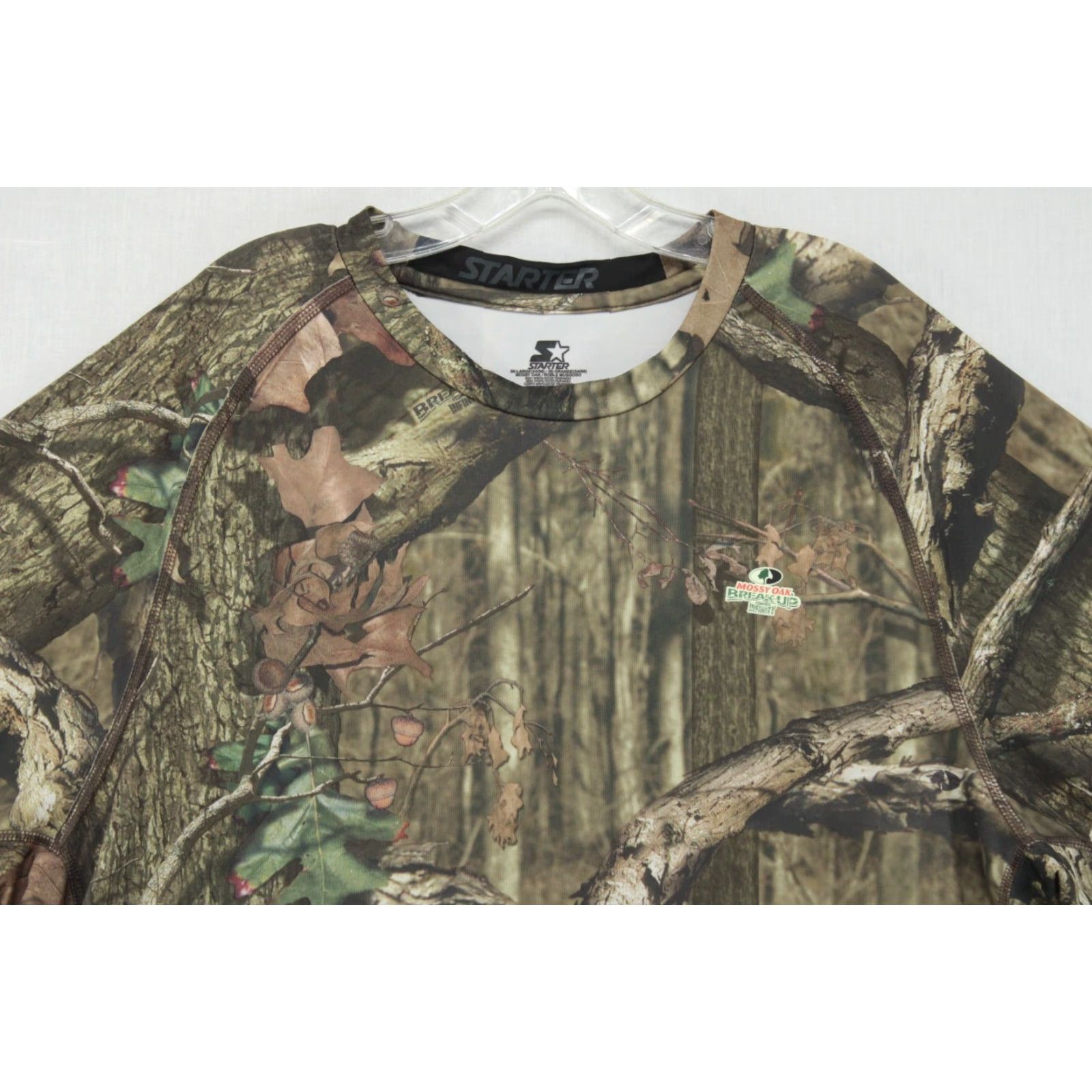 Starter VINTAGE Starter Mossy Oak Break Up Infinity T Shirt Men's 3XL Camo Hunting Short Sleeve Size US XXL / EU 58 / 5 - 2 Thumbnail