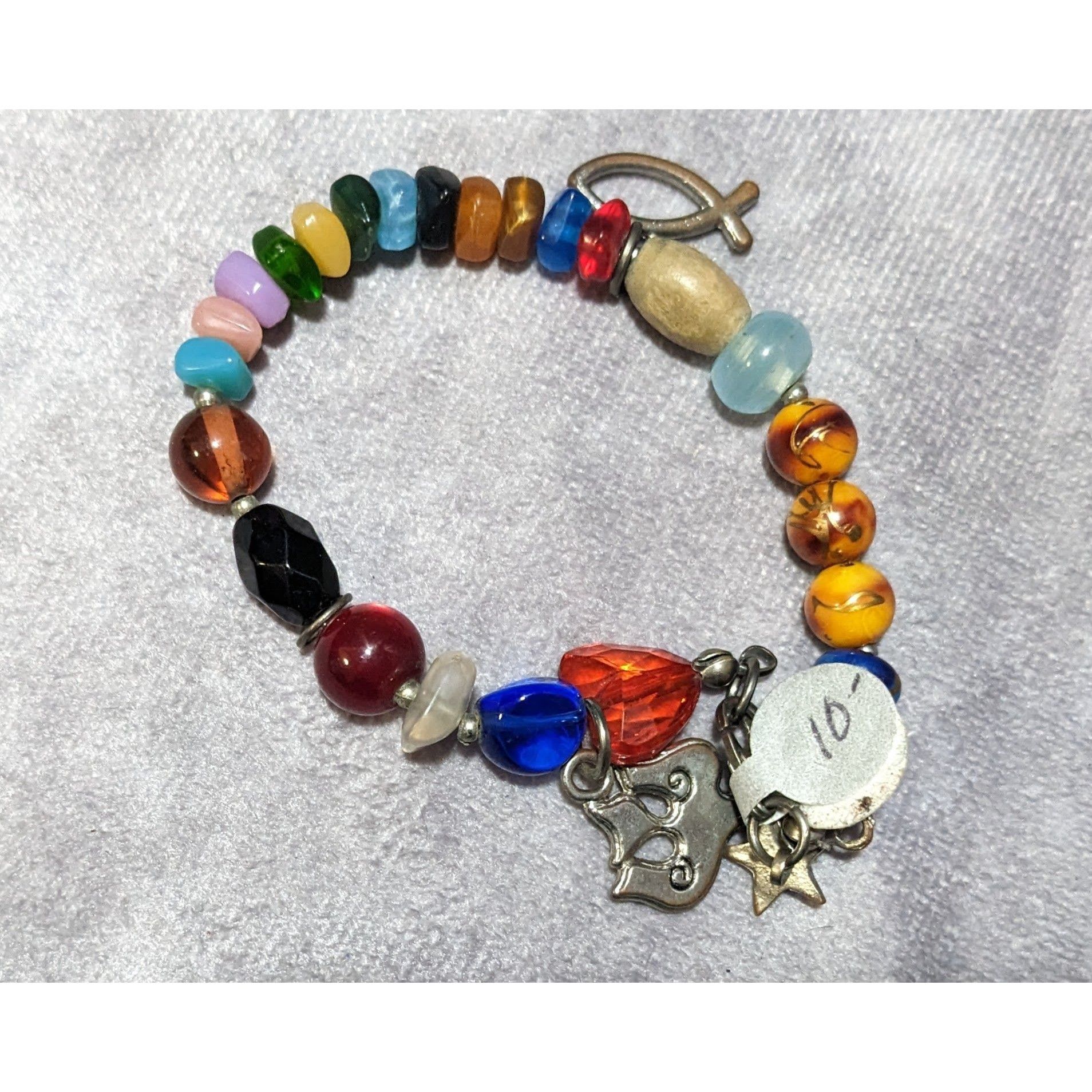 Other Handmade Rainbow Religious Charm Bracelet Size ONE SIZE - 4 Thumbnail