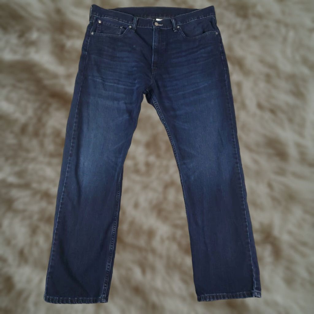 Levi's Levis 505 Jeans Blue Straight Leg Mens 38x30 Cotton Regular Fit Size US 38 / EU 54 - 1 Thumbnail