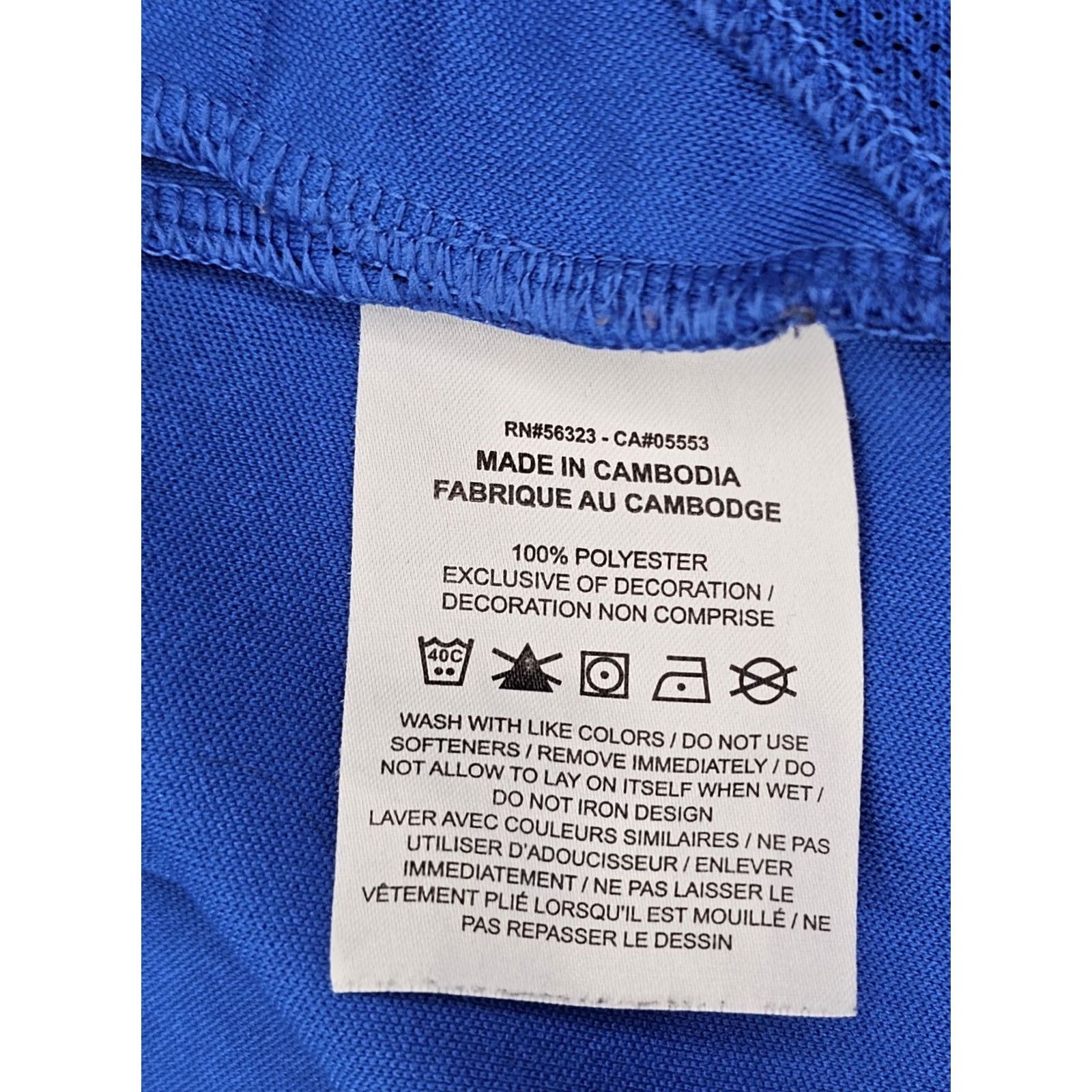 Nike Nike Park 20 Track Jacket Soccer Blue Wicking Full Zip - Pateadores Mens S Size US S / EU 44-46 / 1 - 5 Thumbnail