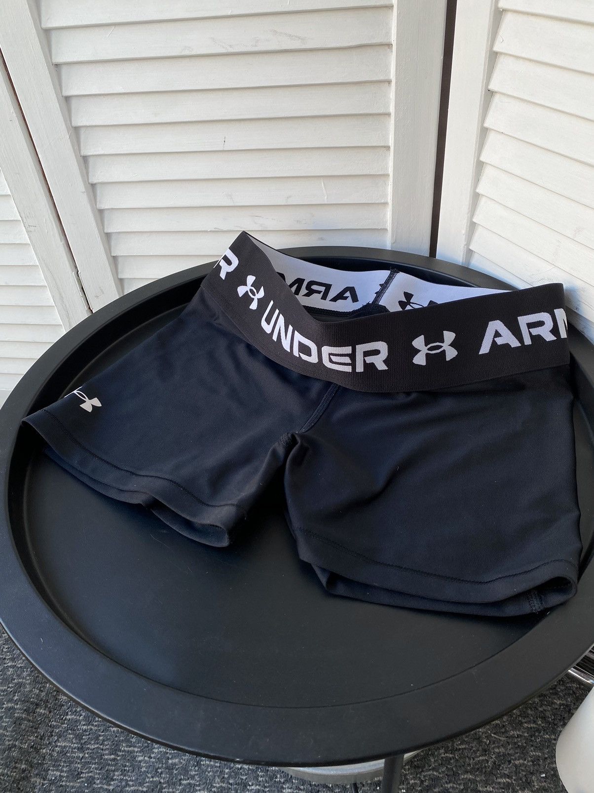 Under Armour Under Armour Compression Running Training Bike Sports Shorts Size 27" / US 4 / IT 40 - 4 Thumbnail