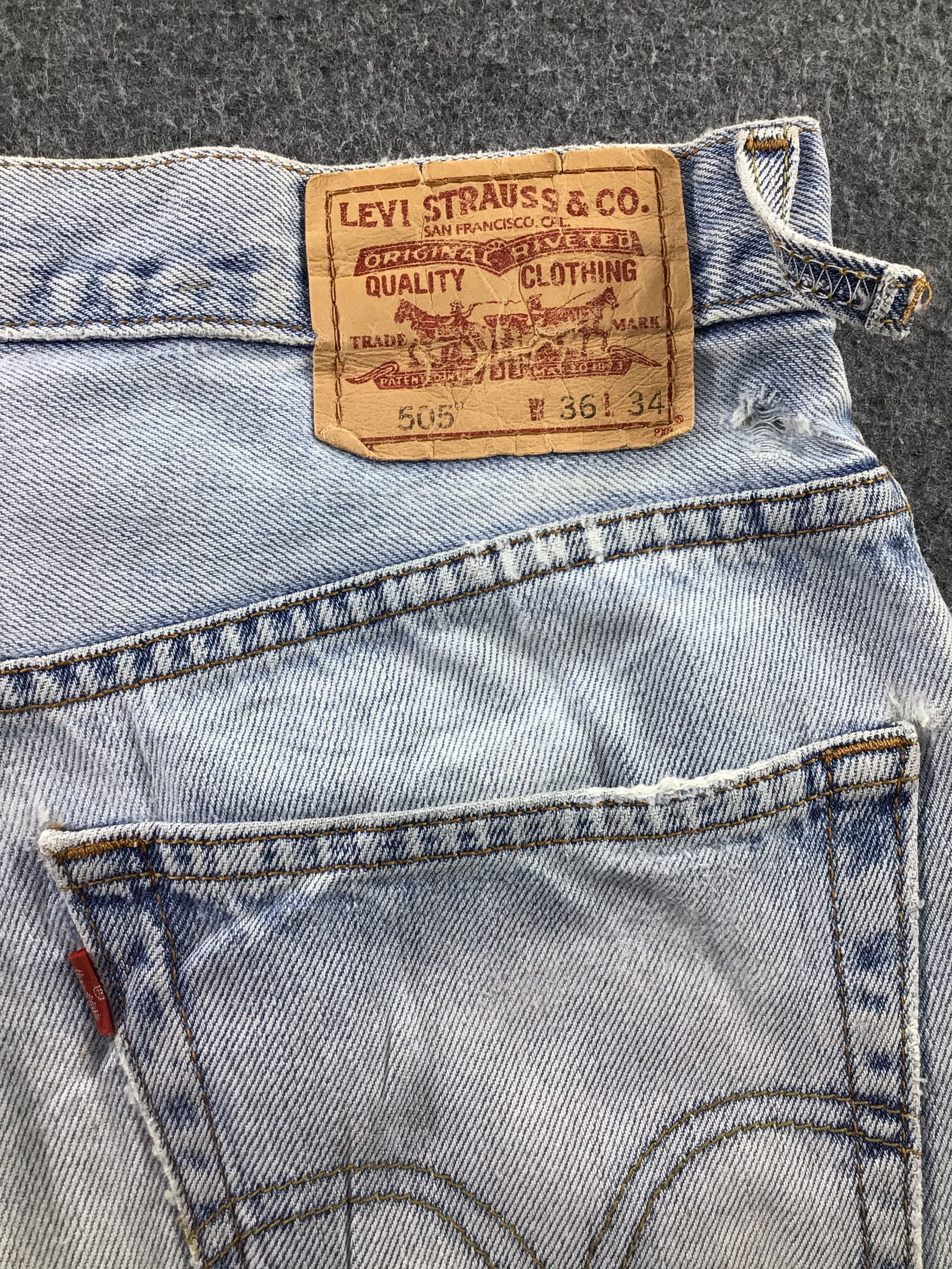 Levi's × Vintage Vintage Levis 505 Jeans-JM440 Size US 36 / EU 52 - 6 Thumbnail