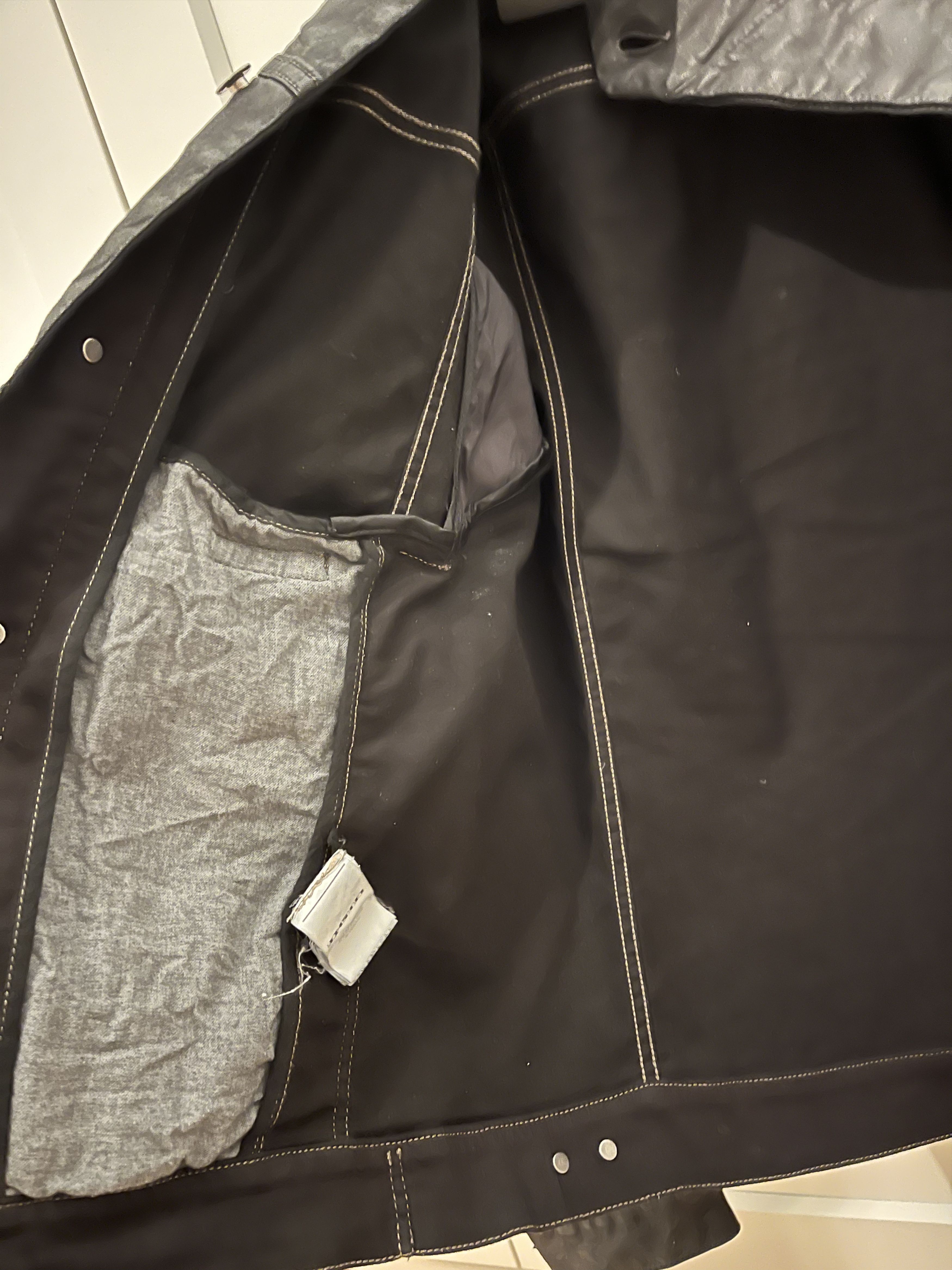 Rick Owens Drkshdw Rick Owens DRKSHDW Leather Sleeve Slave Jacket Size US L / EU 52-54 / 3 - 8 Thumbnail