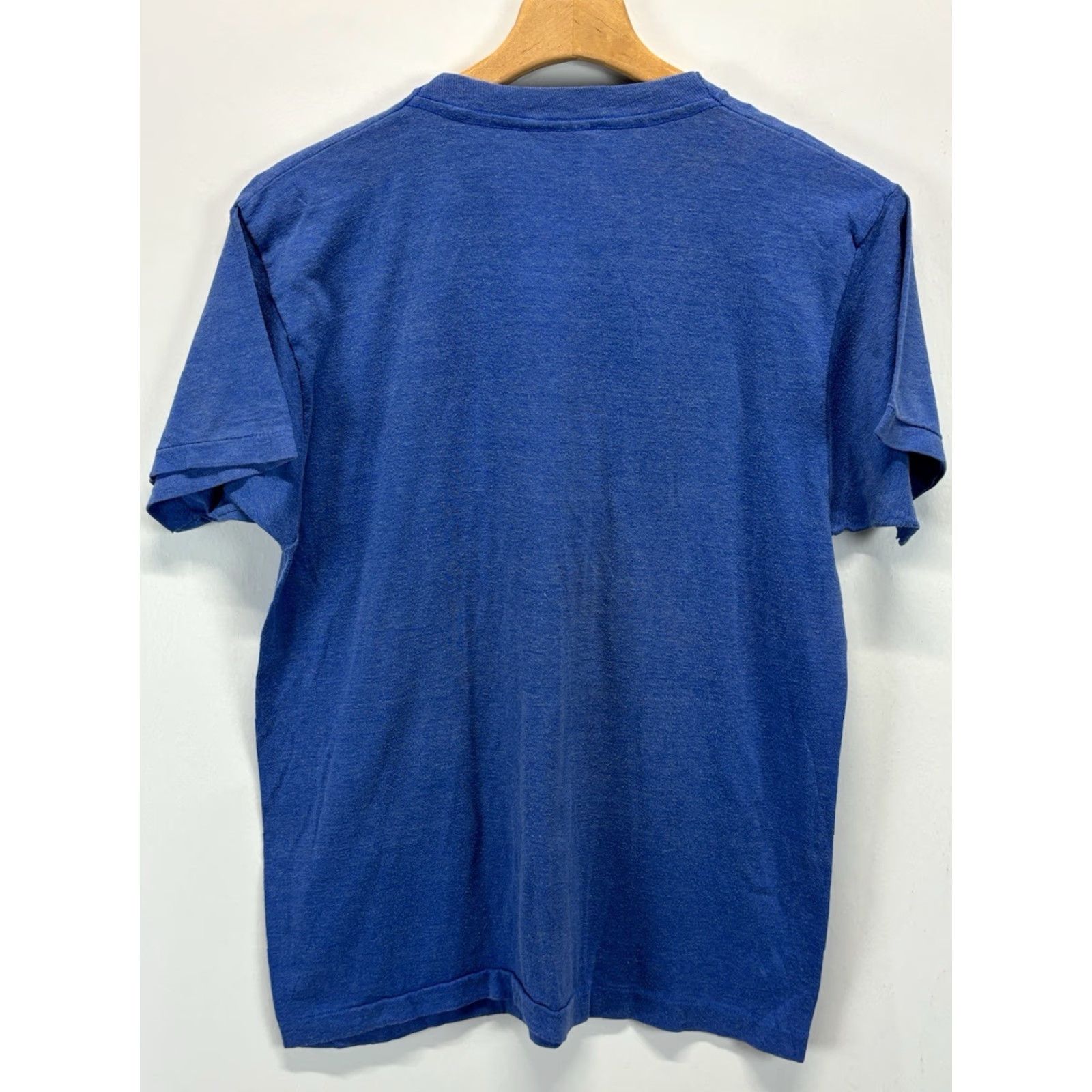Vintage VINTAGE Screen Stars 80s Graphic T-Shirt XL Blue Single Stitch Mens Made in USA Size US XL / EU 56 / 4 - 3 Thumbnail