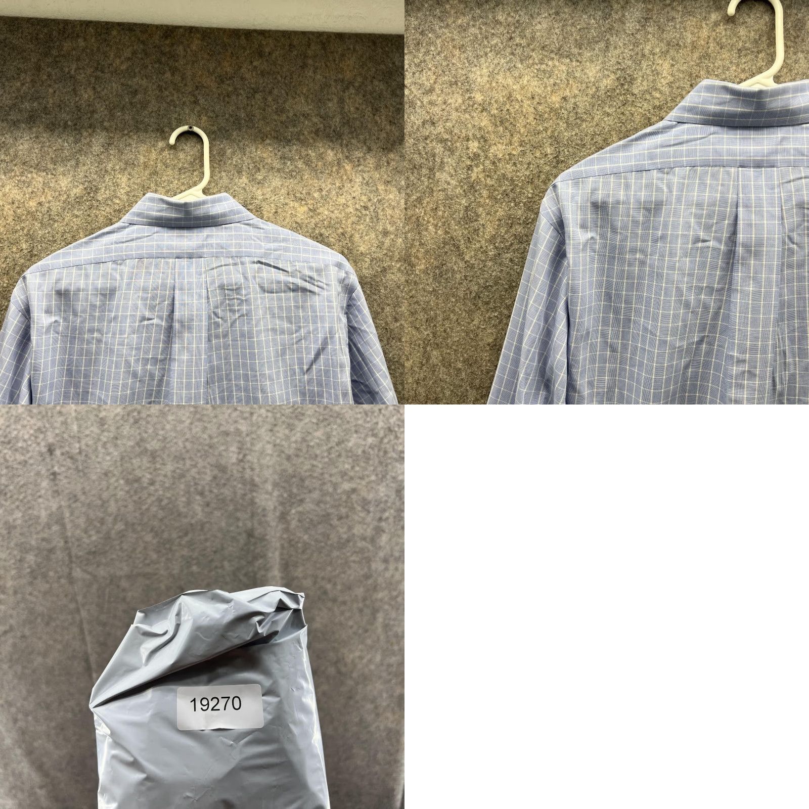 Brooks Brothers Brooks Brothers Shirt Men 15.5 35 Adult Blue Glen Check Button Down Classic Shirt Size US L / EU 52-54 / 3 - 9 Thumbnail