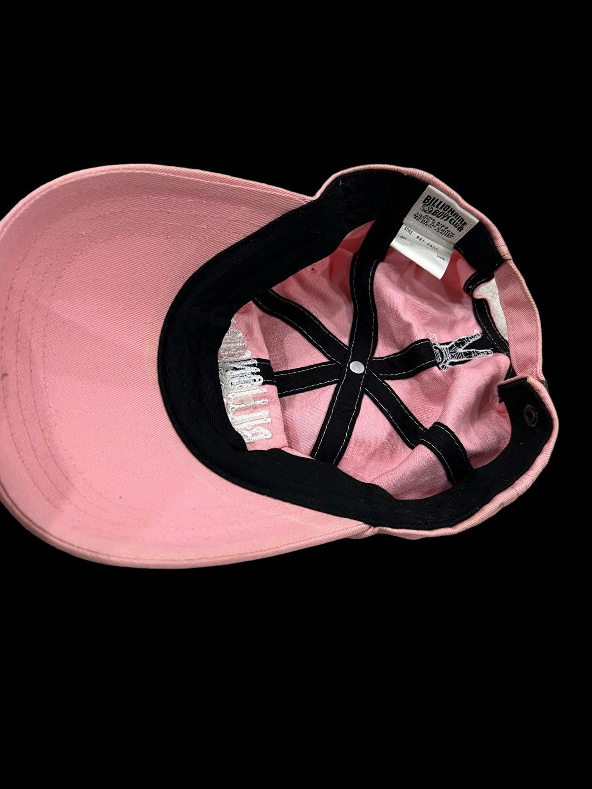 Billionaire Boys Club Y2K Billionaire Boys Club Script Logo Astronaut Pink Cap Hat Size ONE SIZE - 4 Thumbnail