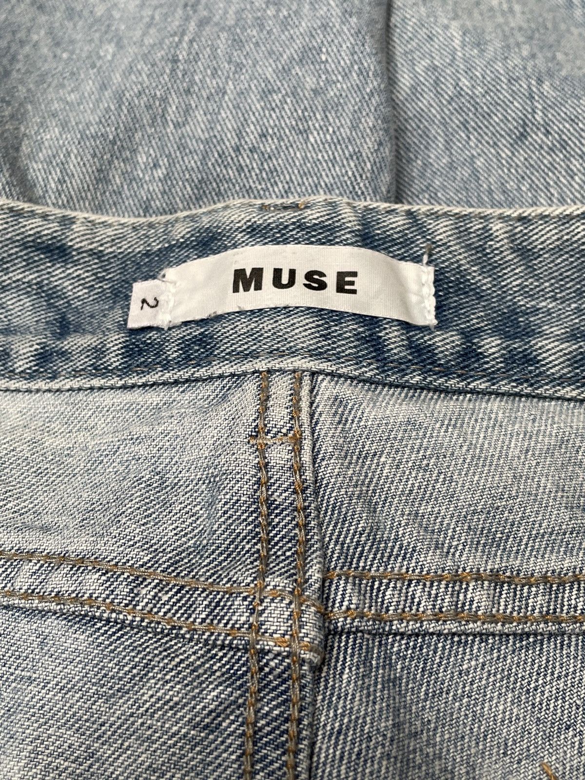 Japanese Brand × Vintage Vintage Japanese Brand Muse Baggy Jeans 2000s Size US 31 - 9 Thumbnail