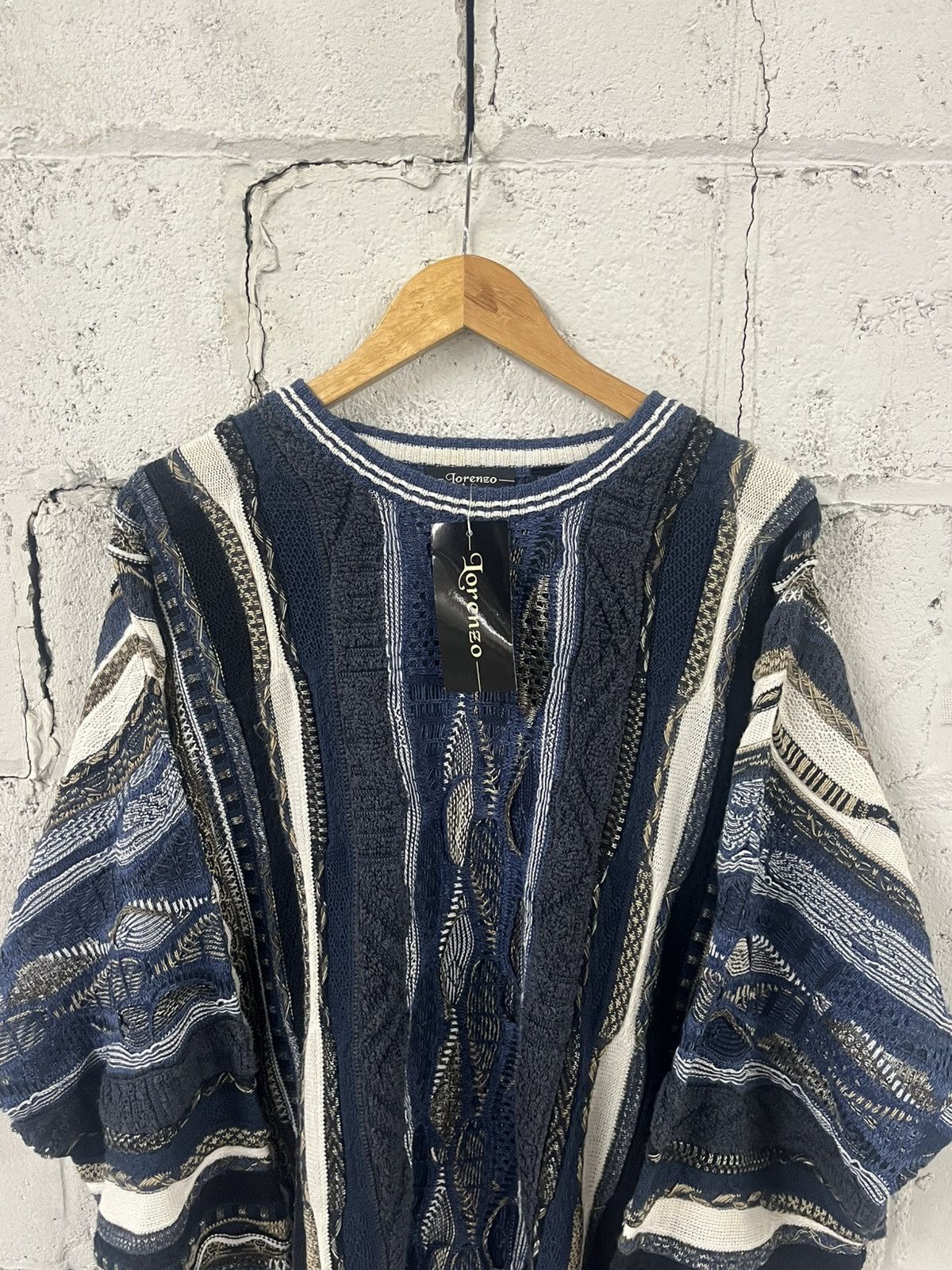 Coogi Coogi style 3d knit crazy rare sweater 90s streetwear Size US XL / EU 56 / 4 - 5 Thumbnail