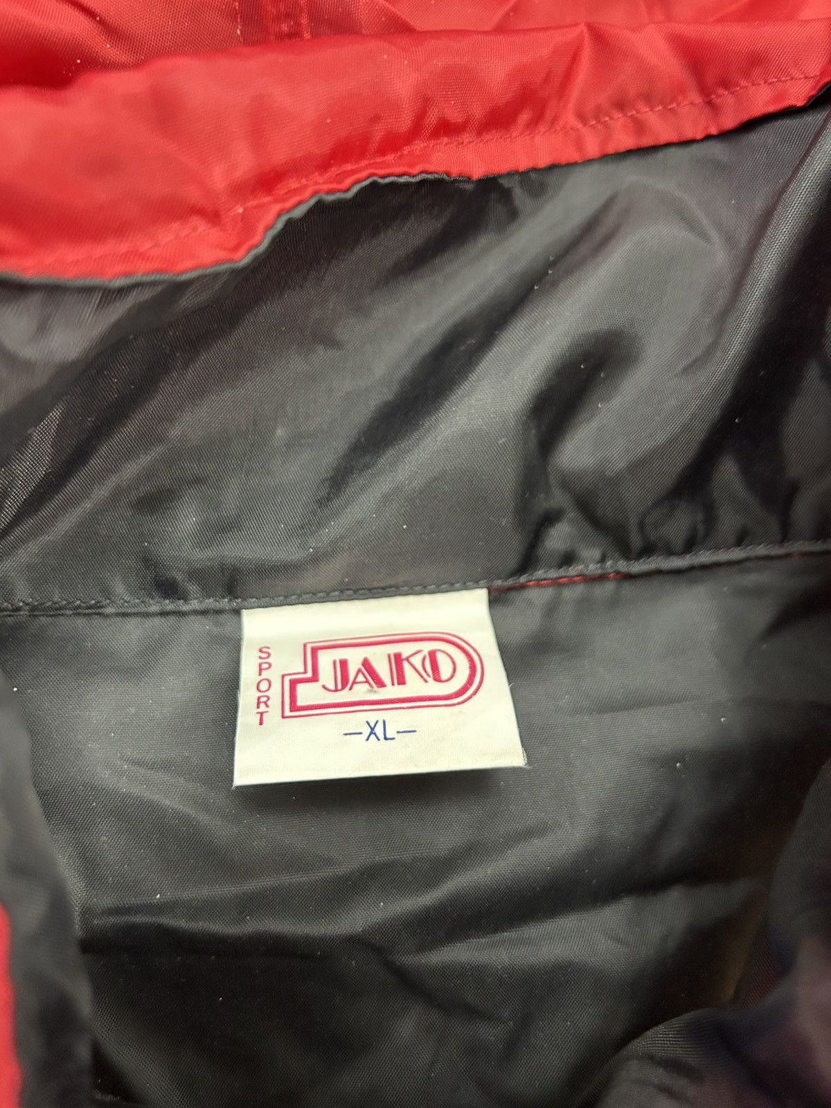 Vintage Jako vintage Track Jacket black white red 90s Size US XL / EU 56 / 4 - 6 Thumbnail