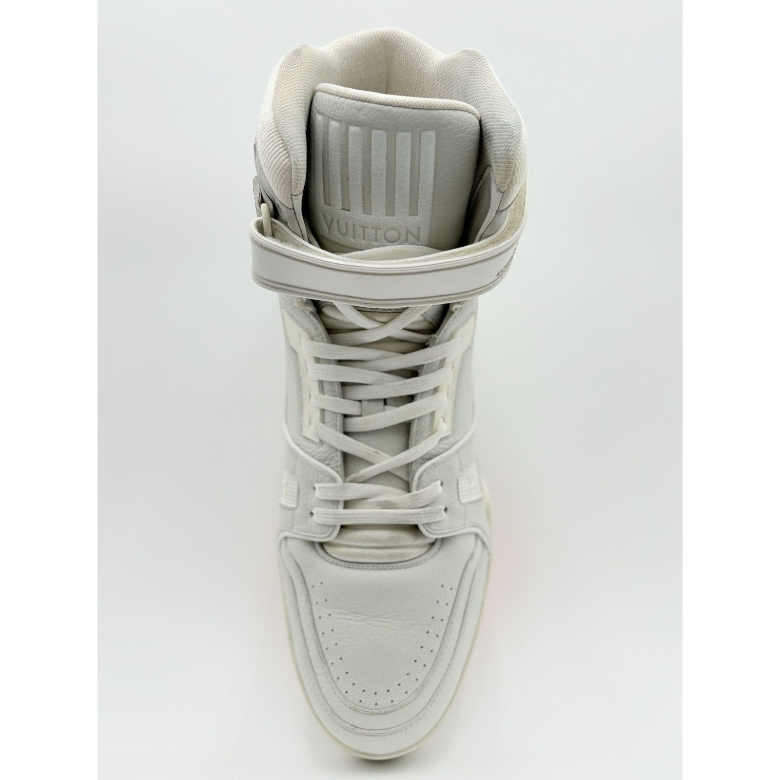 Louis Vuitton Louis Vuitton Trainer High Top ' Grey ' | GREAT COND! Size US 11 / EU 44 - 11 Thumbnail