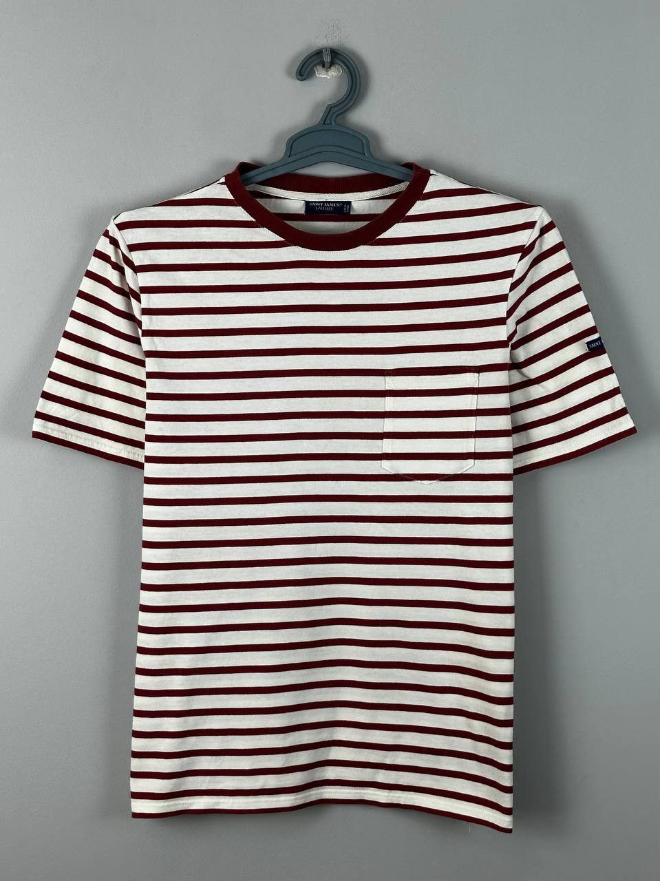 Vintage Saint James Stripe Short Sleeve Shirt Asap Rocky Style, Men's