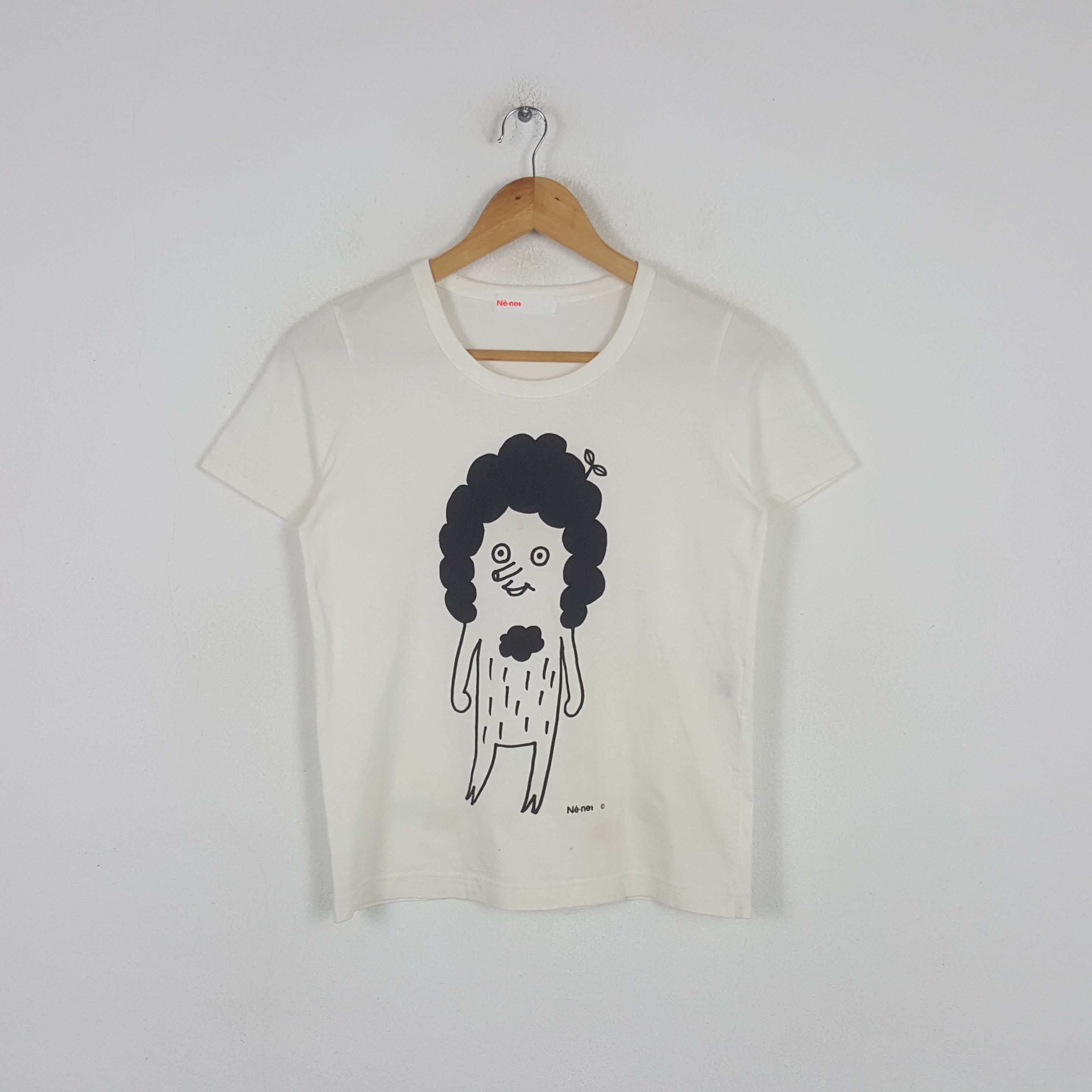 Ne-Net Vintage Ne-Net by Issey Miyake Designer Tshirt C294N4 Size US XS / EU 42 / 0 - 1 Thumbnail