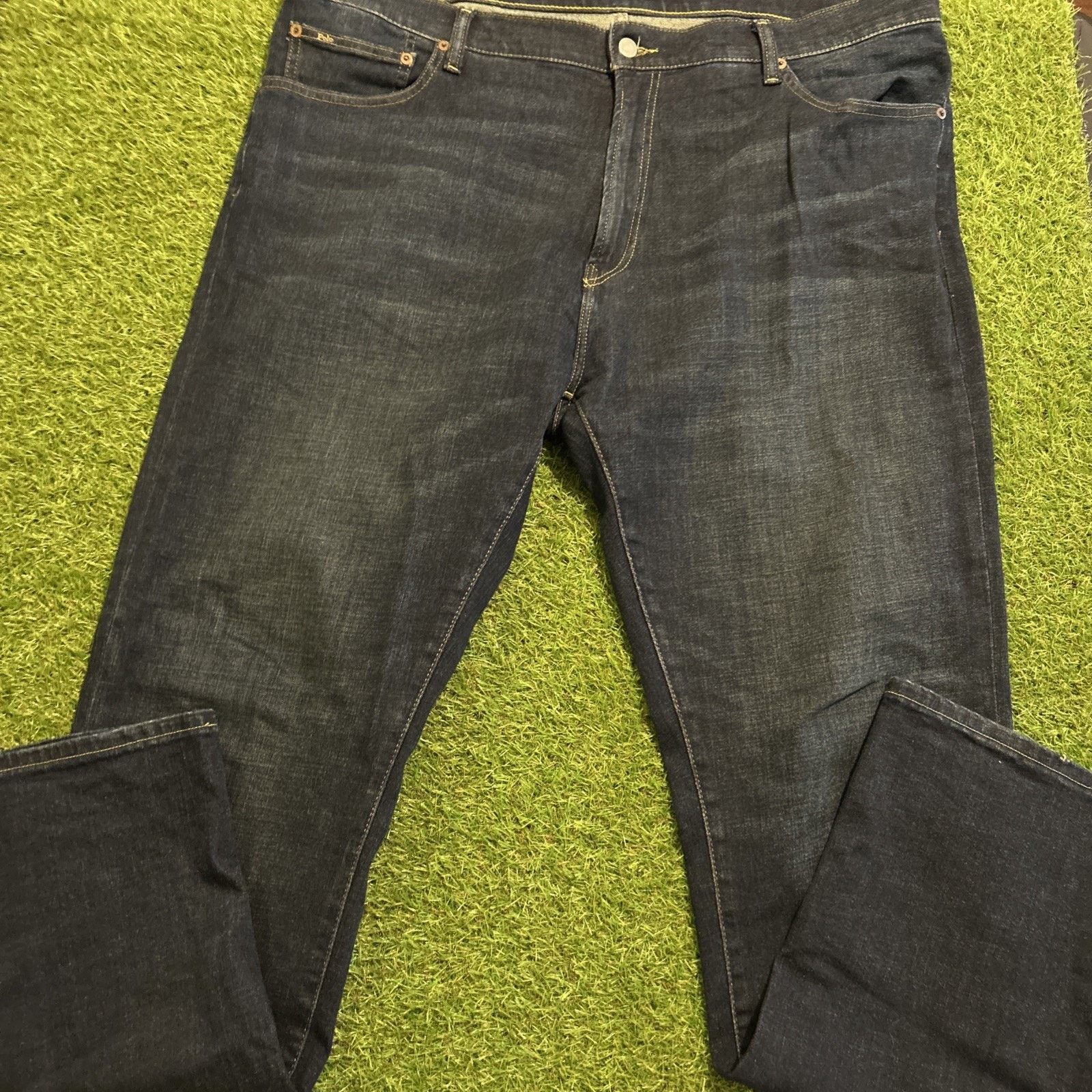Ralph Lauren POLO RAPLH LAUREN Hampton Relaxed Straight Jeans Blue 42x34 Size US 42 / EU 58 - 1 Thumbnail