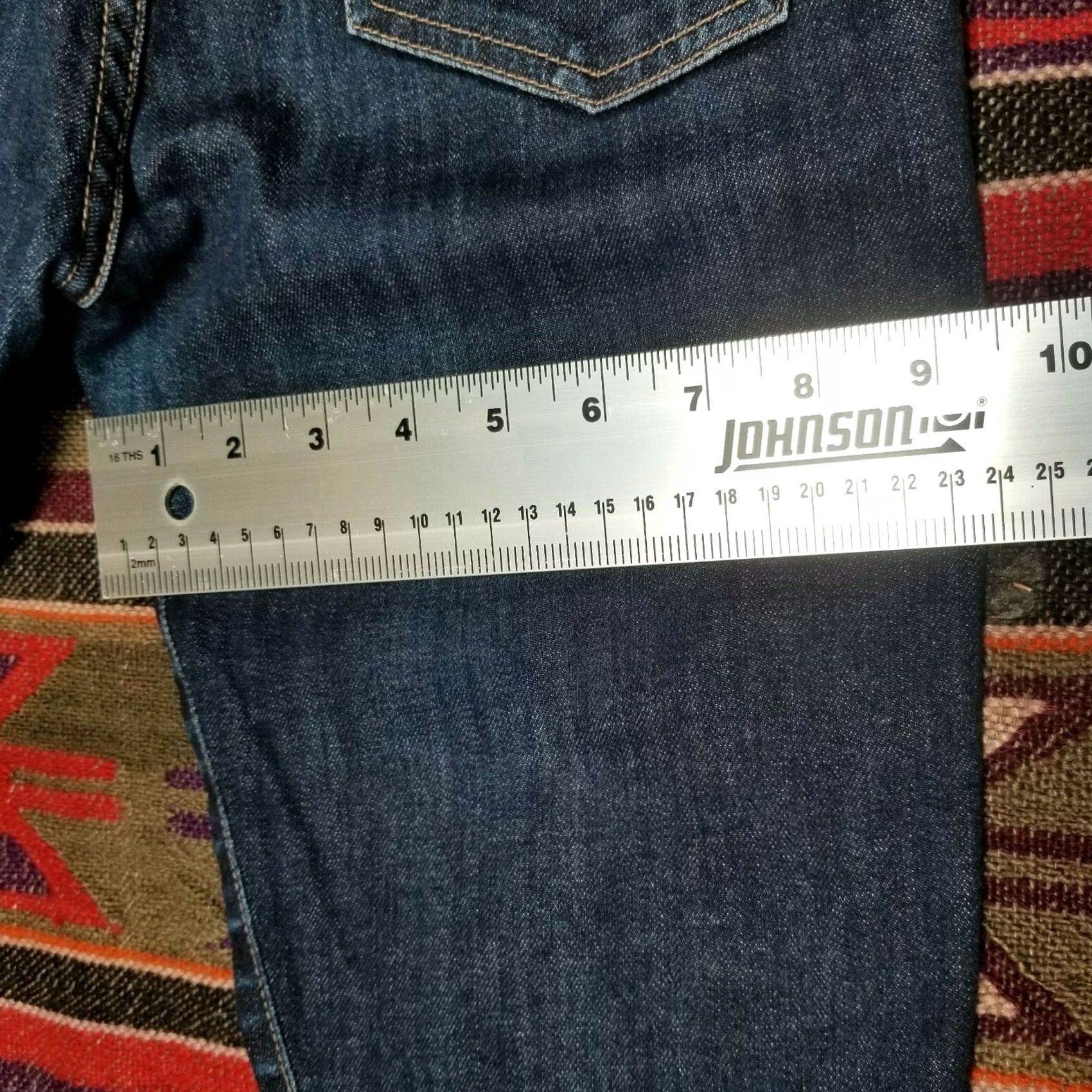 Citizens Of Humanity Citizens of Humanity Women's Jeans Size 25 Low Rise Stretch Elson Straight Leg Blue Size 42" / US 20 - 6 Thumbnail