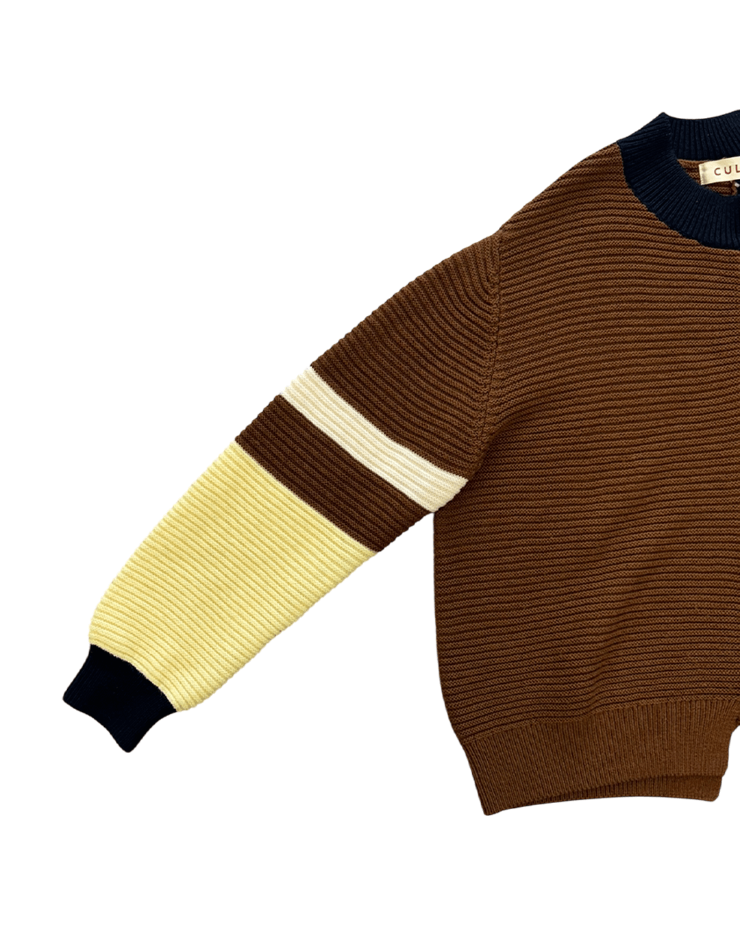 Japanese Brand Cullni AW20 Cutted Multi Color Sweater Size US S / EU 44-46 / 1 - 6 Thumbnail