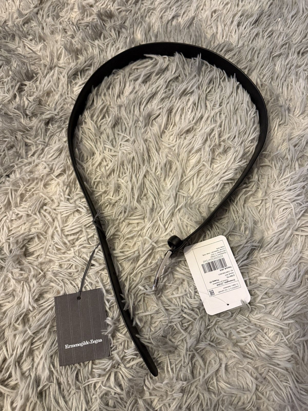 Ermenegildo Zegna leather classic belt Size ONE SIZE - 1 Thumbnail