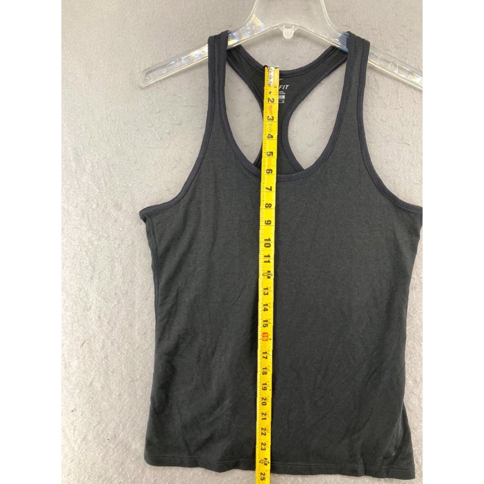 Nike Nike DriFit Womens Tanktop Medium Black Racerback Athletic Tank Shirt Womens Athletic Size M / US 6-8 / IT 42-44 - 3 Thumbnail