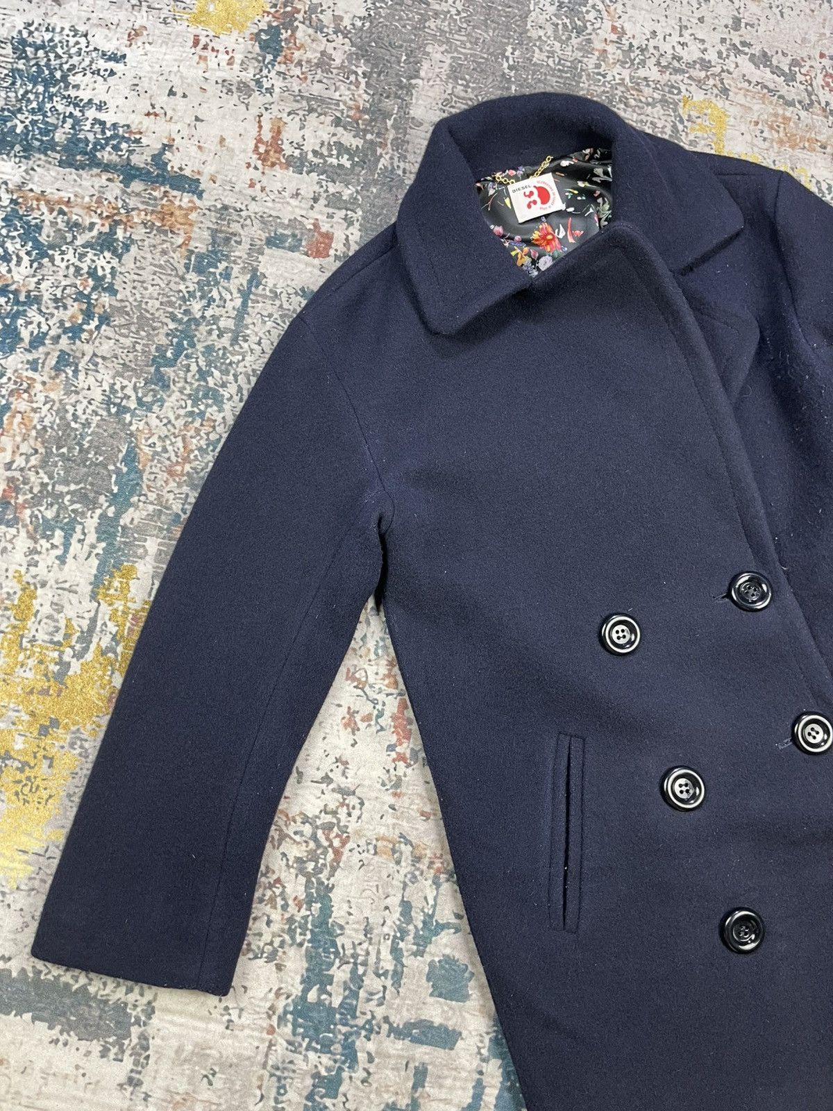 Diesel Diesel Celebrating 30yrs In Japan Navy Peacoat Size S / US 4 / IT 40 - 2 Thumbnail