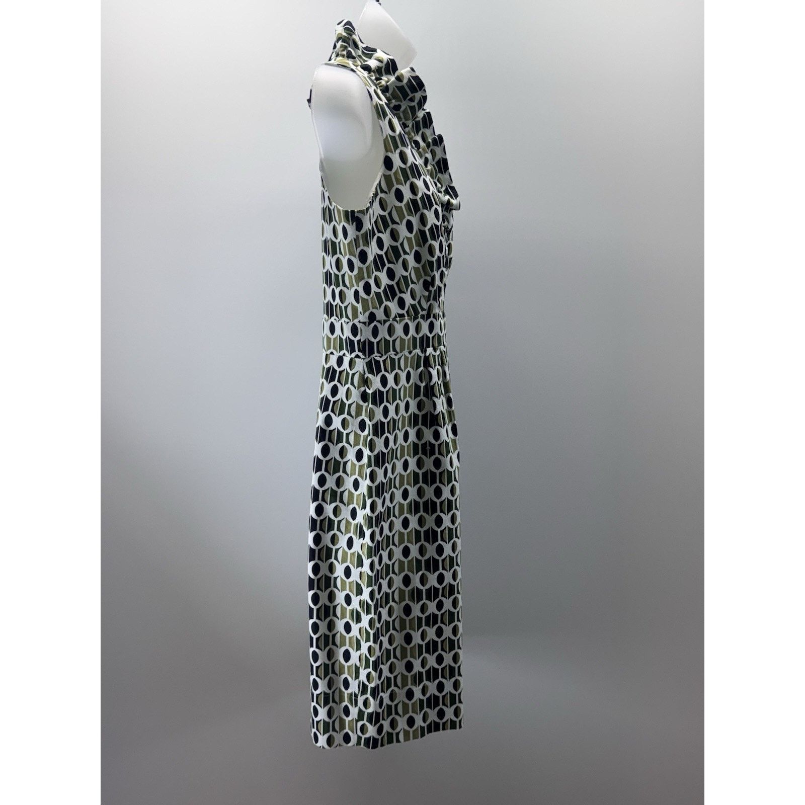 Other Julian Taylor Dress Women’s Size 8 Green White Black Size M / US 6-8 / IT 42-44 - 4 Thumbnail