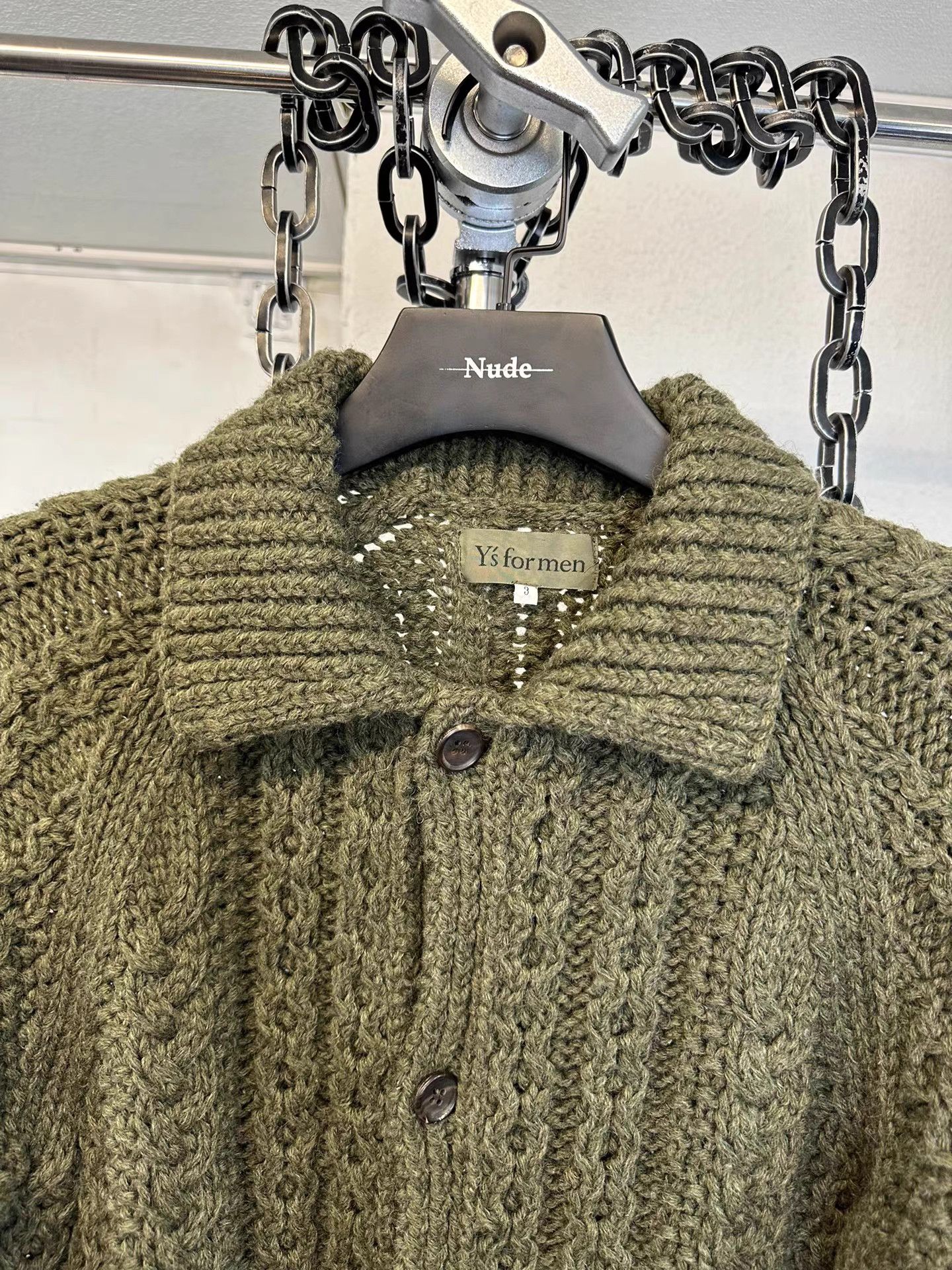 Yohji Yamamoto yohji yamamoto y's for men Knit Sweater Jacket K20 Size US L / EU 52-54 / 3 - 3 Thumbnail