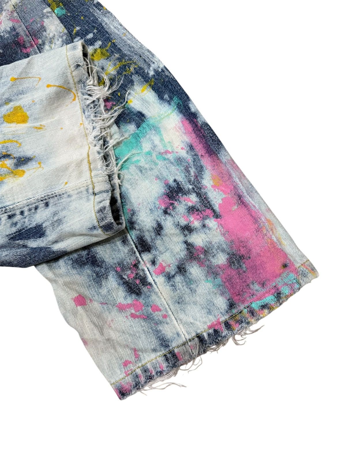 Lee LEE PAINTED TWISTED LEG JEANS Size US 29 - 5 Thumbnail