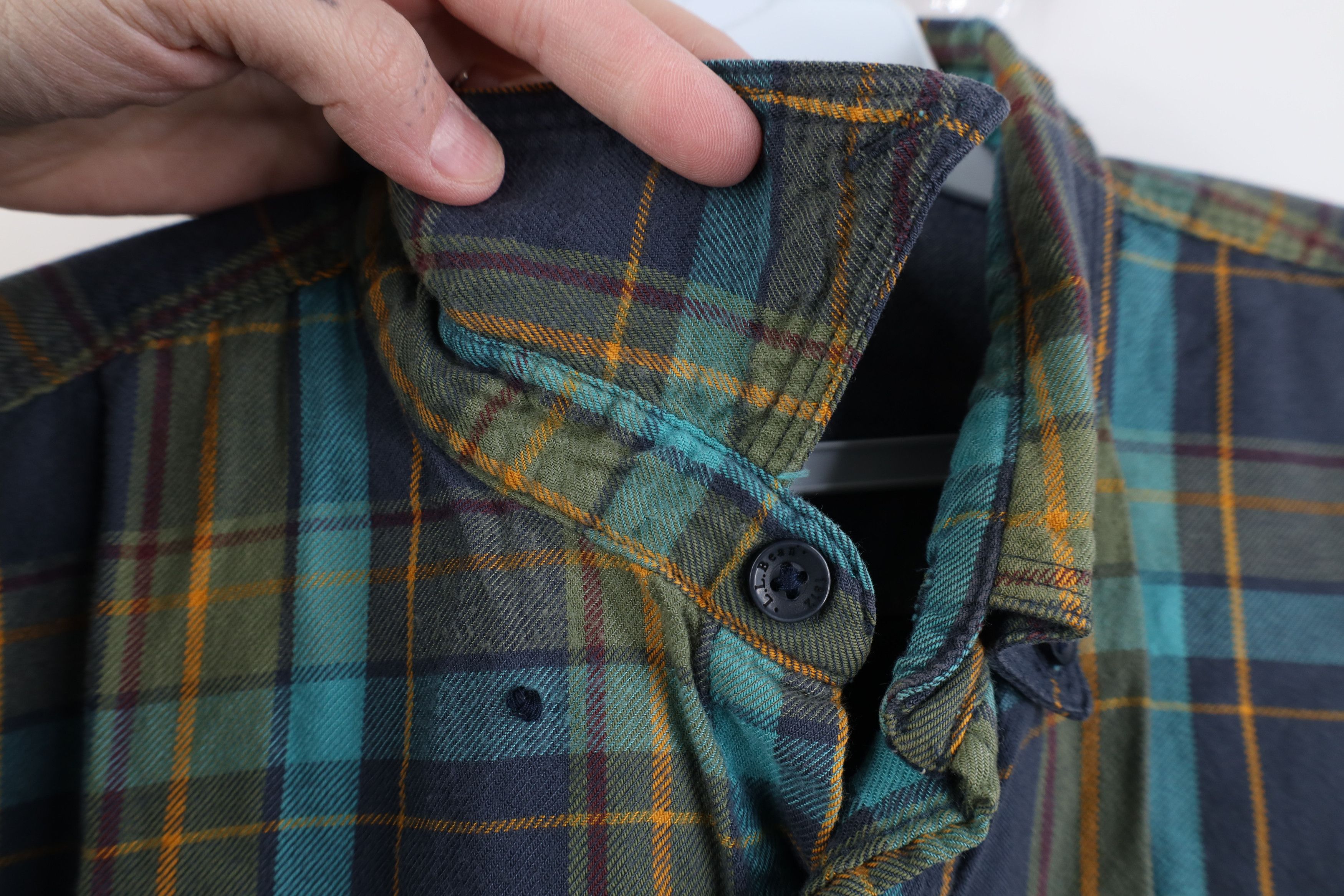 L.L. Bean Vintage LL Bean Slightly Fitted Flannel Button Down Shirt Size US M / EU 48-50 / 2 - 5 Thumbnail