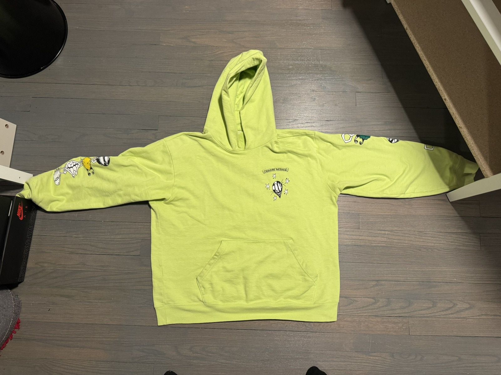 Chrome Hearts Chrome Hearts Matty Boy Hoodie Lime Green Size US XXL / EU 58 / 5 - 1 Thumbnail