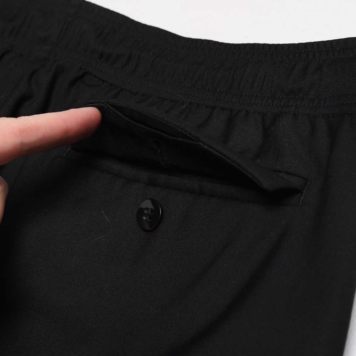 Dior Dior Black Wool Track Pants Casual Trousers Size US 30 / EU 46 - 15 Thumbnail