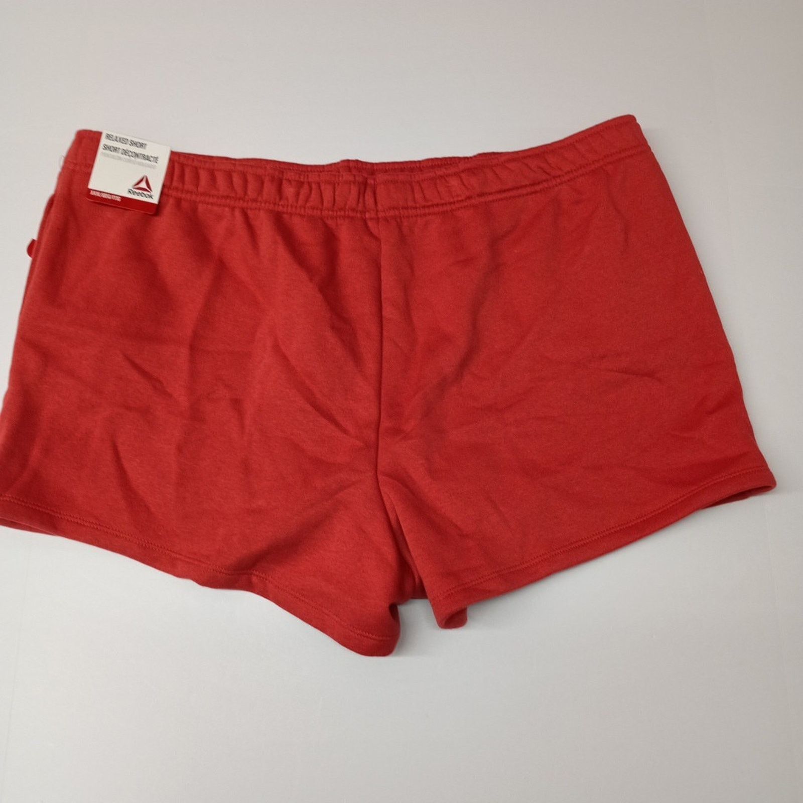 Reebok Womens Reebok Relaxed Fit Fleece Shorts Size 3XL Baked Apple Size 42" / US 20 - 6 Thumbnail