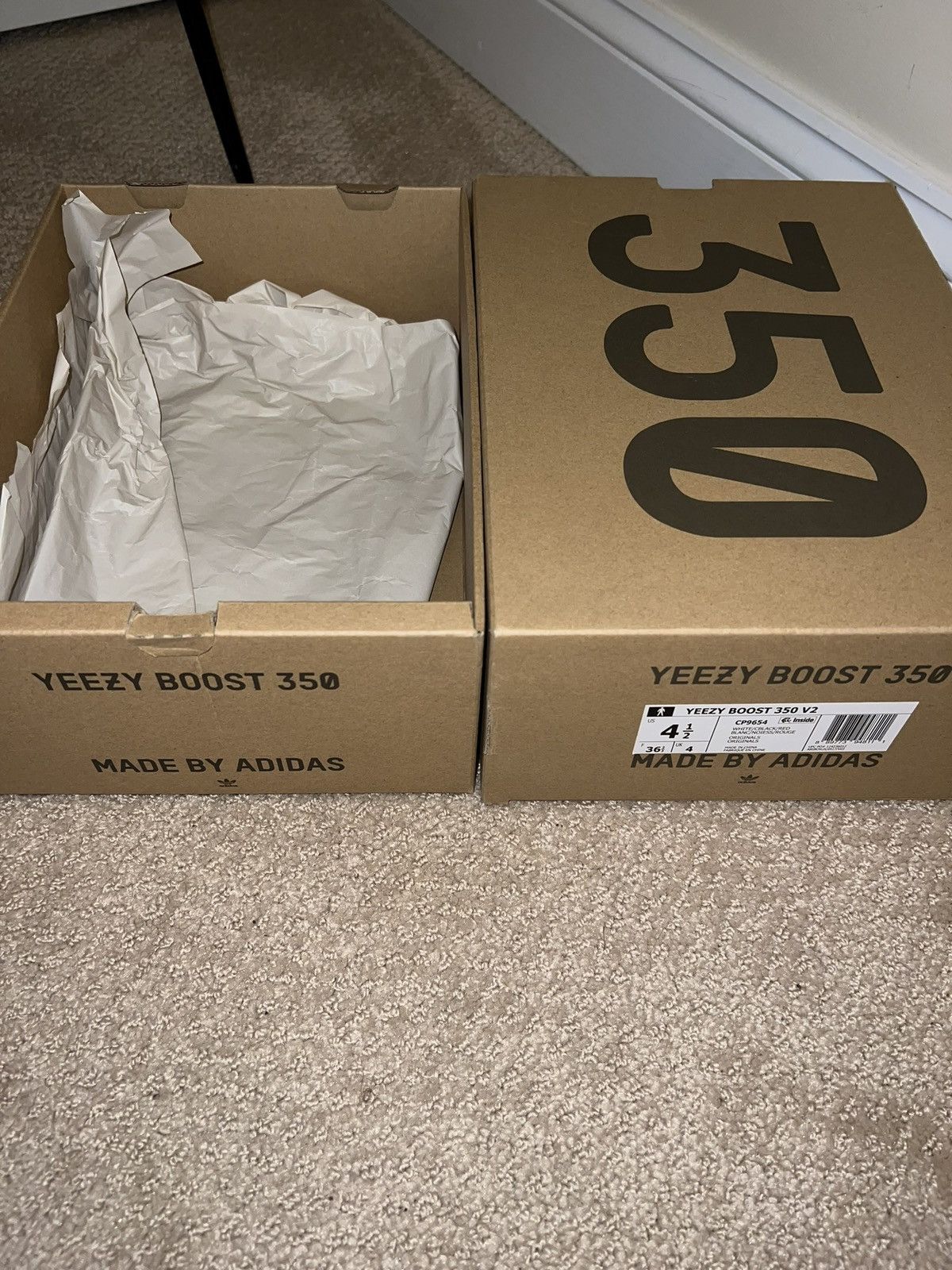 Adidas Yeezy Boost 350 V2 - Zebra 2017 Size US 6 / IT 36 - 9 Thumbnail