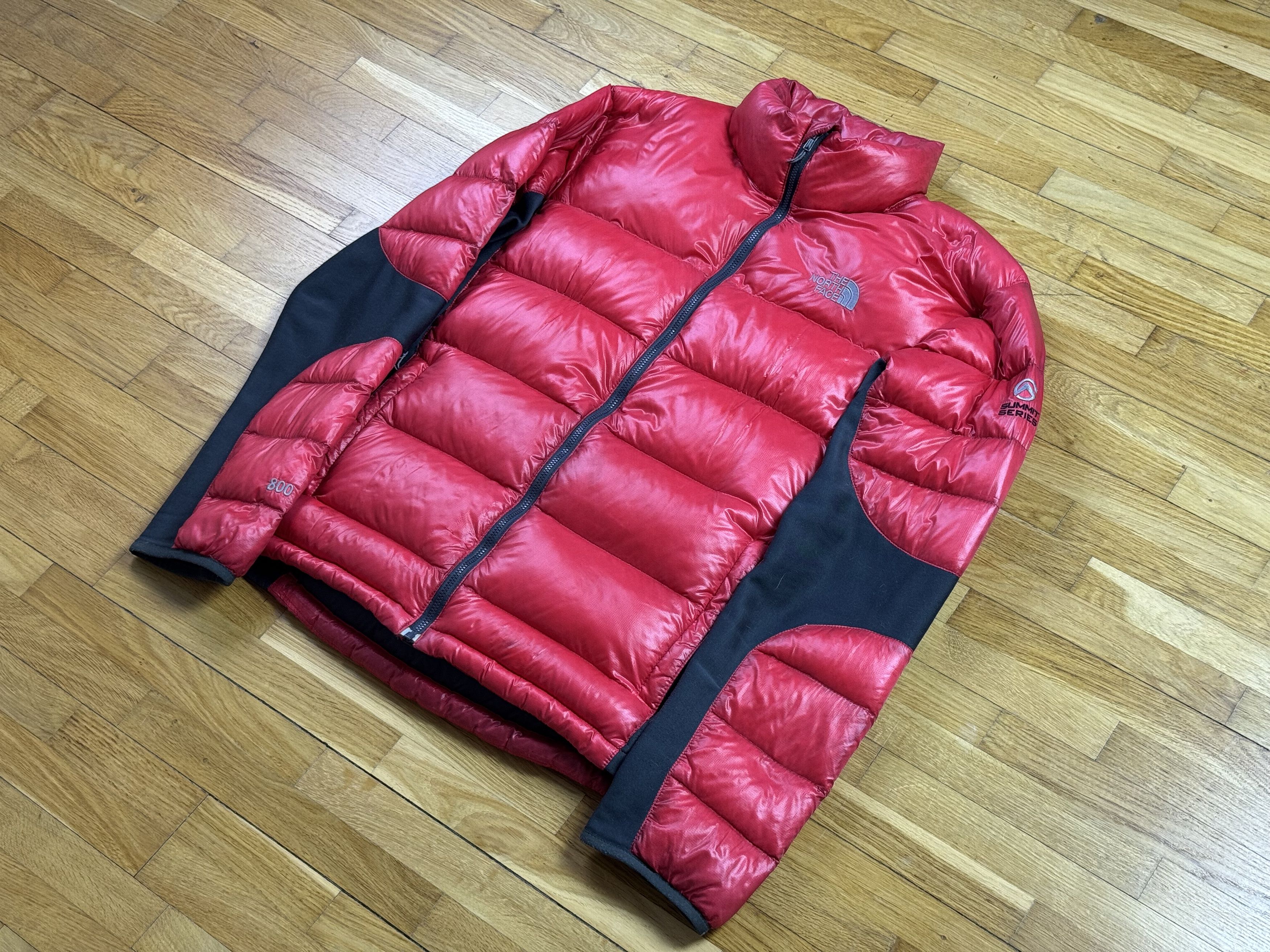 Vintage red down jacket THE NORTH FACE Summit Series 800