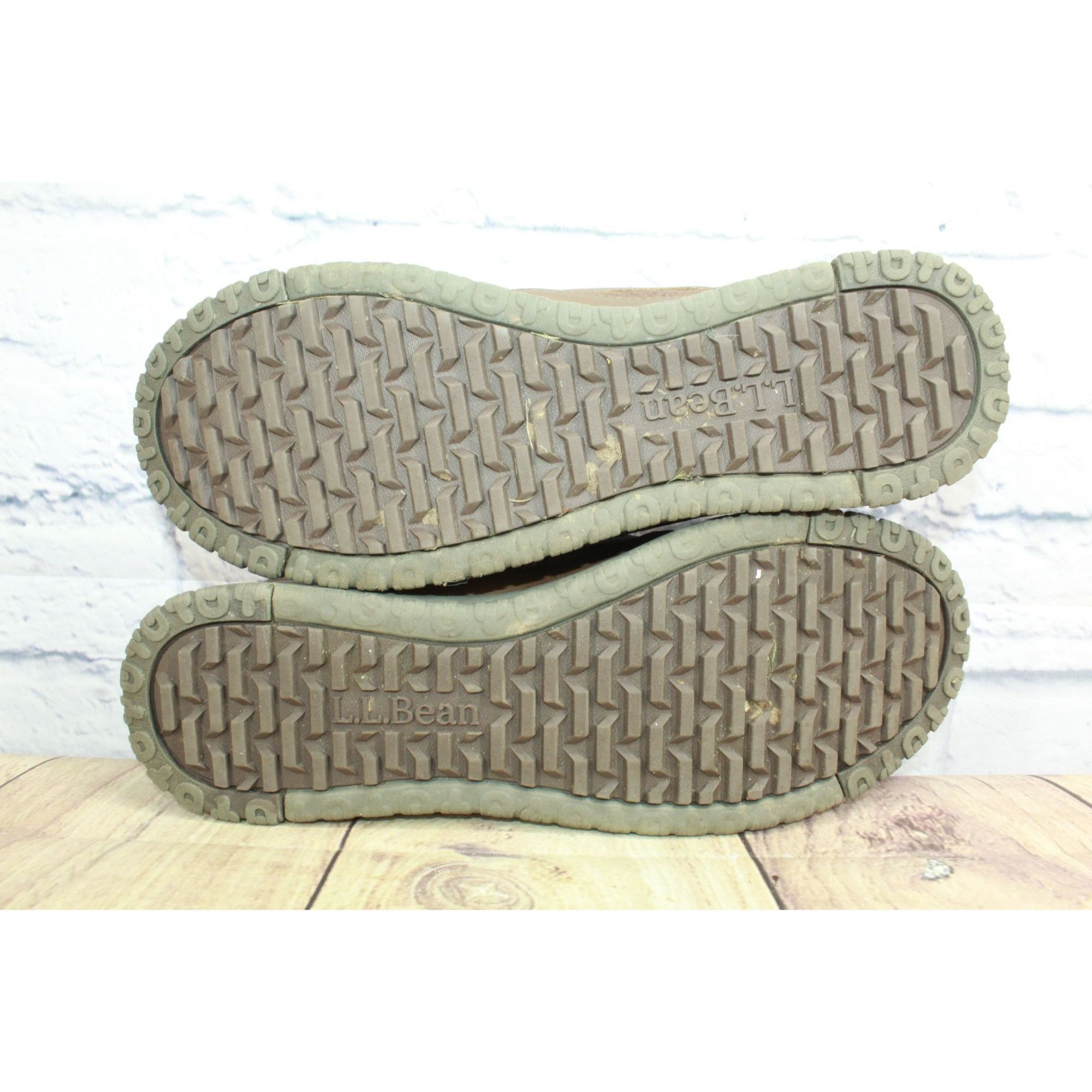 L.L. Bean LL Bean Men’s Brown Shearling Moccasin Slippers Size 10 Size US 10 / EU 43 - 9 Thumbnail