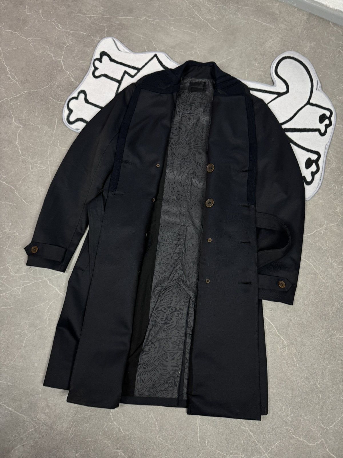 Diesel Black Gold Diesel Black Gold Label Coat Gothic Size L Black Y2K Vintage Size US L / EU 52-54 / 3 - 5 Thumbnail