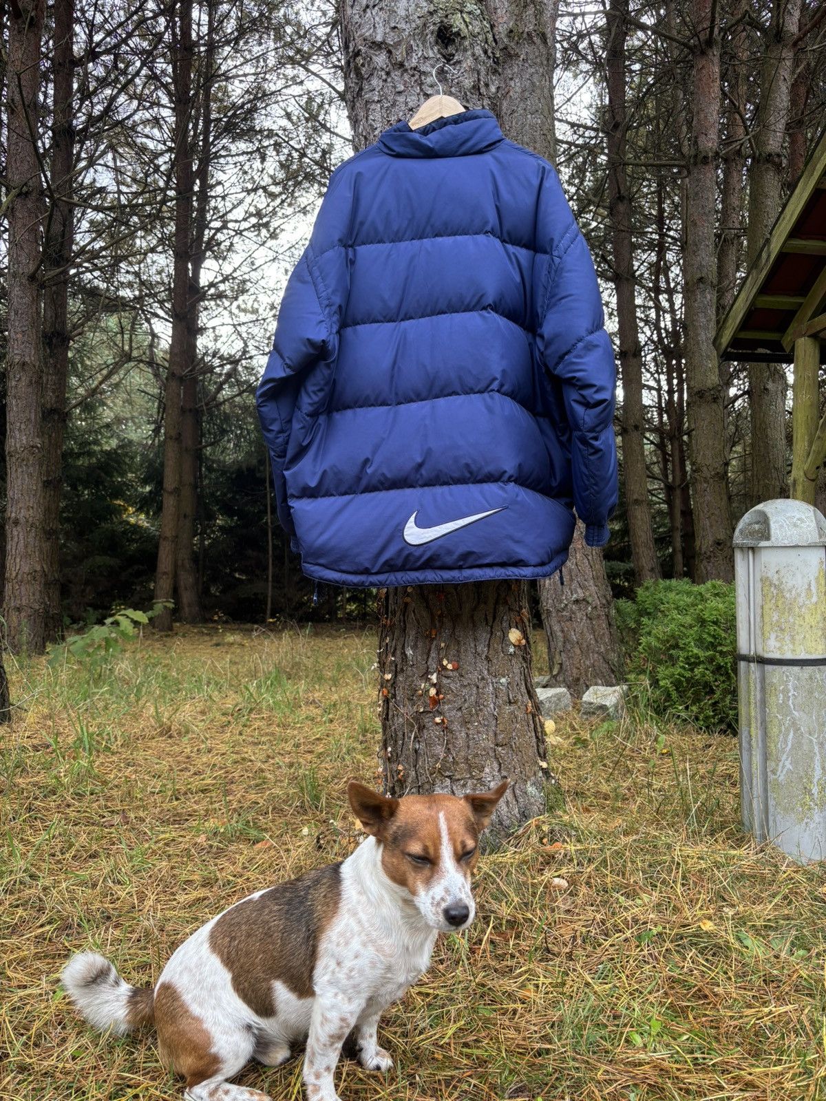 Nike Vintage Nike Swoosh Puffer Jacket Size US L / EU 52-54 / 3 - 3 Thumbnail