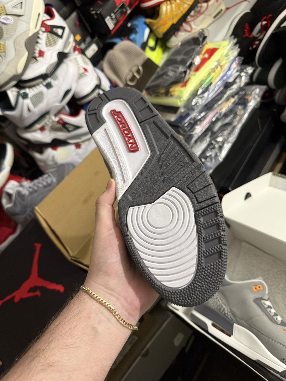 Jordan Brand Jordan retro 3 cool grey sz 10 Size US 10 / EU 43 - 5 Thumbnail