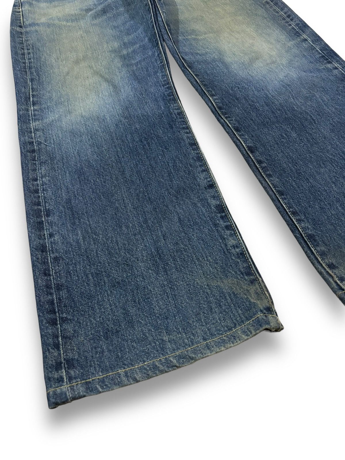 Jun Takahashi Vintage Y2K Uniqlo Dirt Mud Wash Loose Fit Jeans Size US 34 / EU 50 - 9 Thumbnail